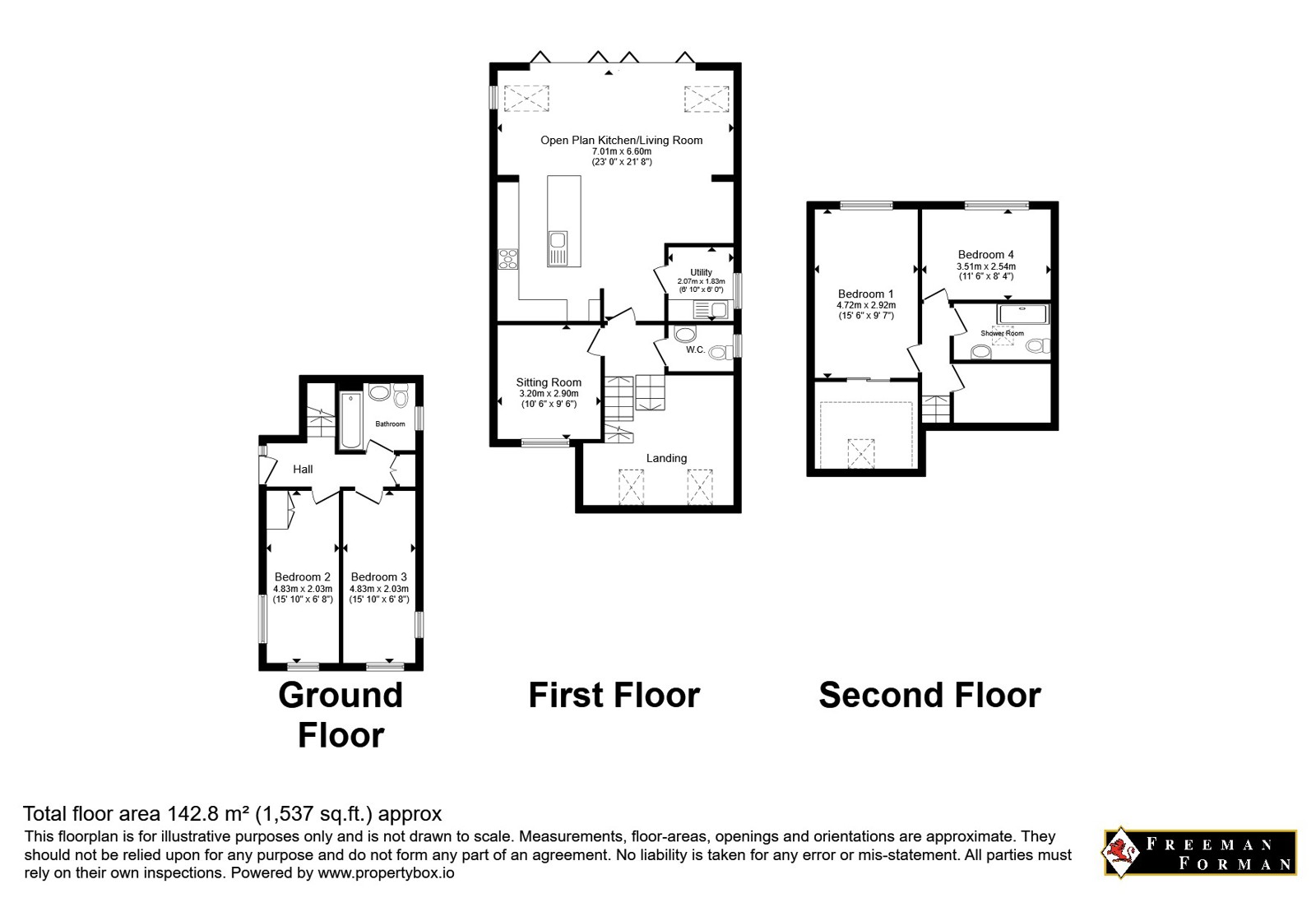 43, Farriers Way, East Sussex floorplan