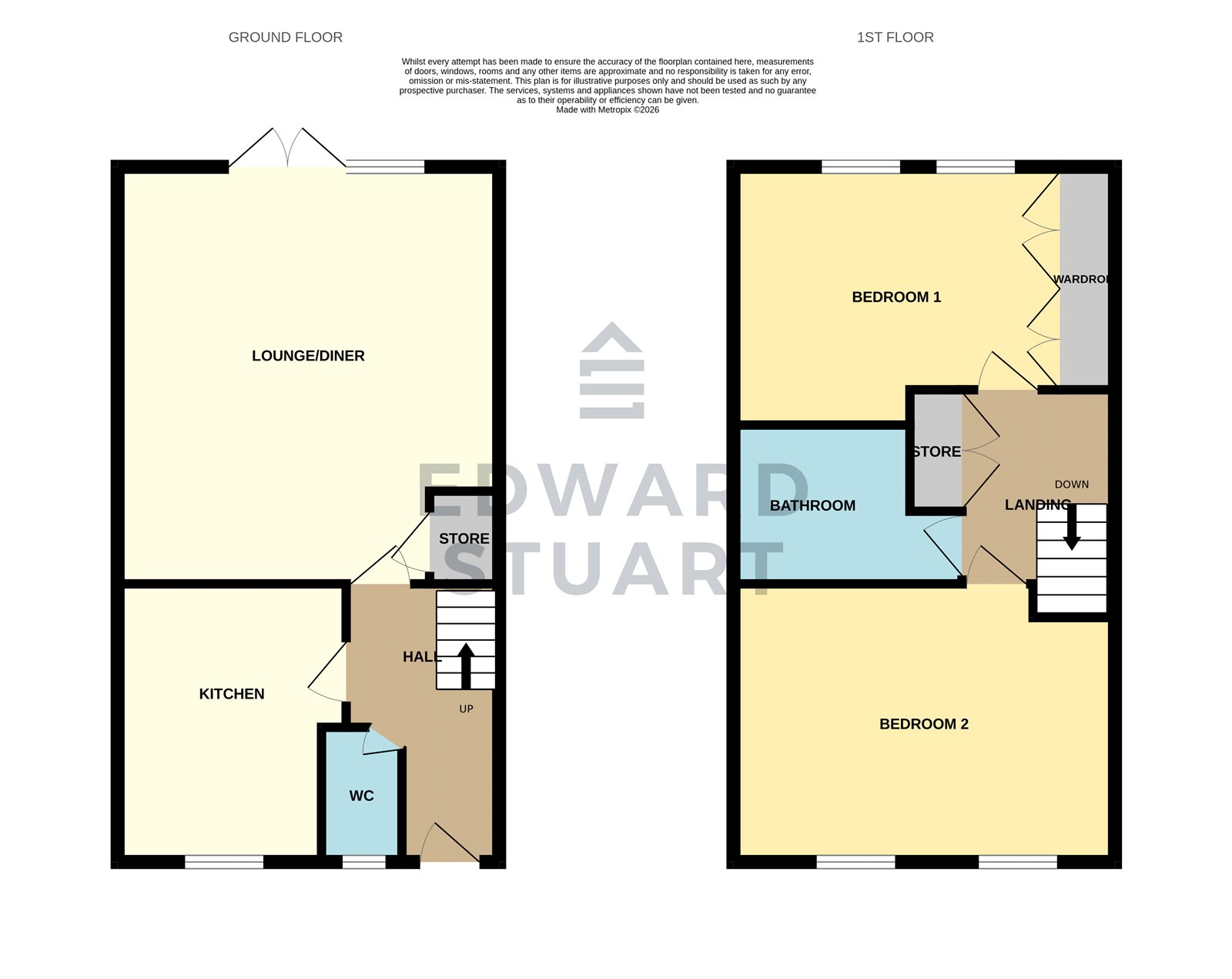 64, Hartley Avenue, Cambridgeshire floorplan