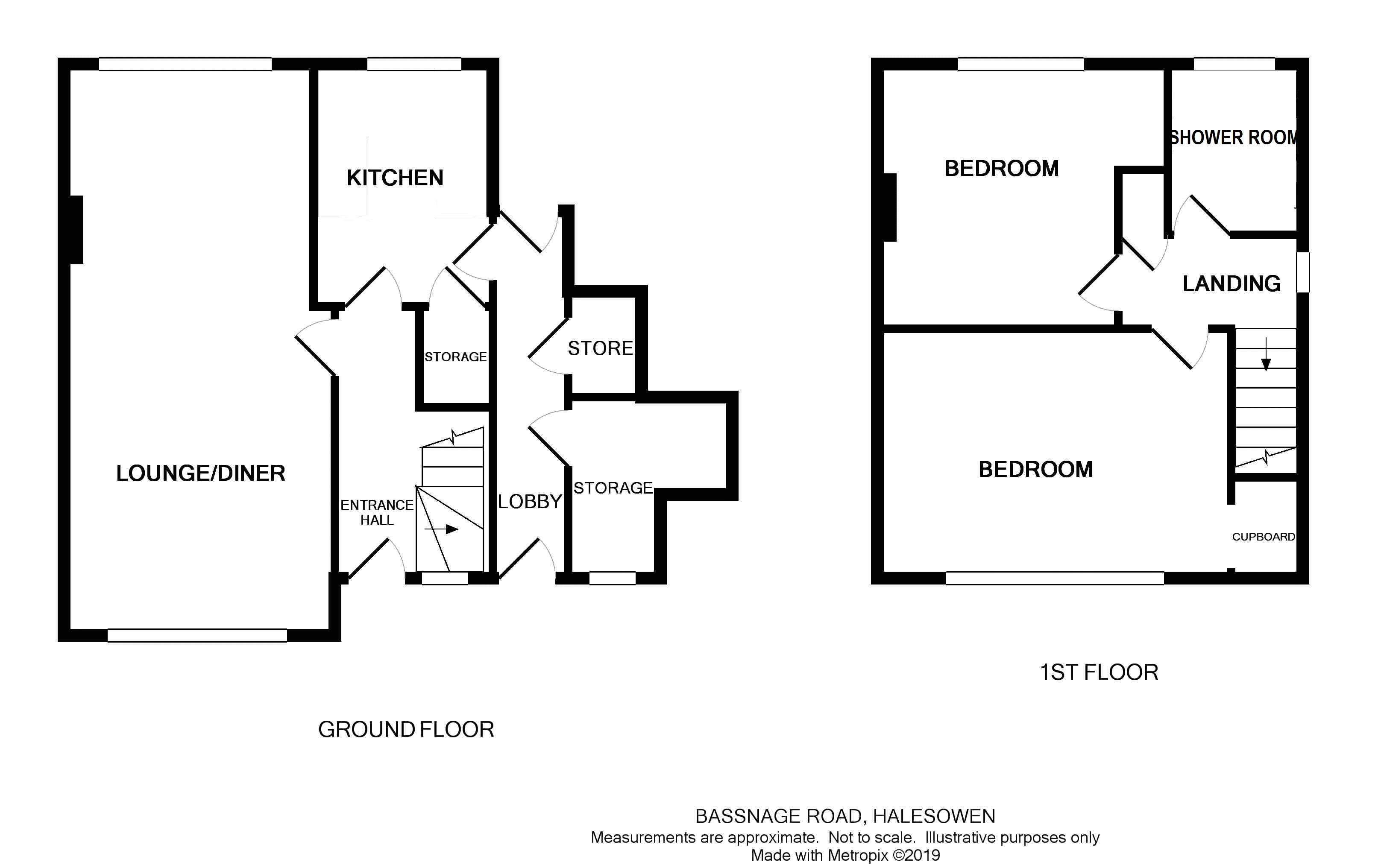 Bassnage Road, Hayley Green, Halesowen B63, 2 bedroom end terrace house