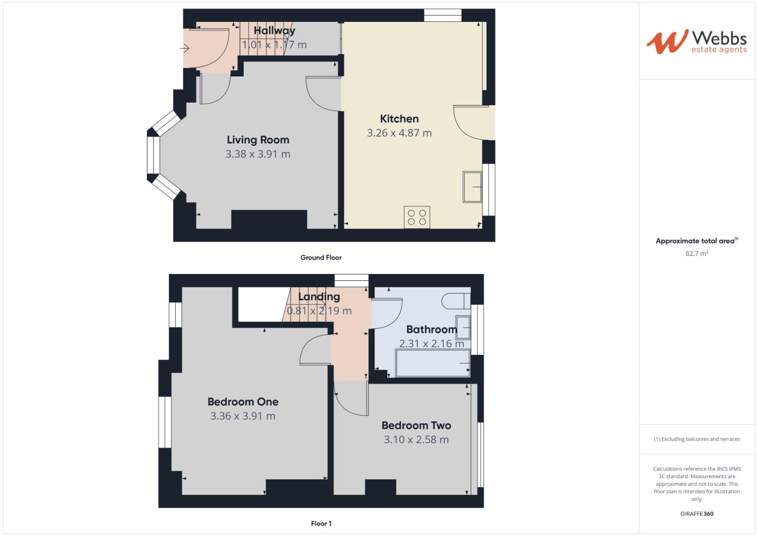 2, Hampton Street, Cannock floorplan