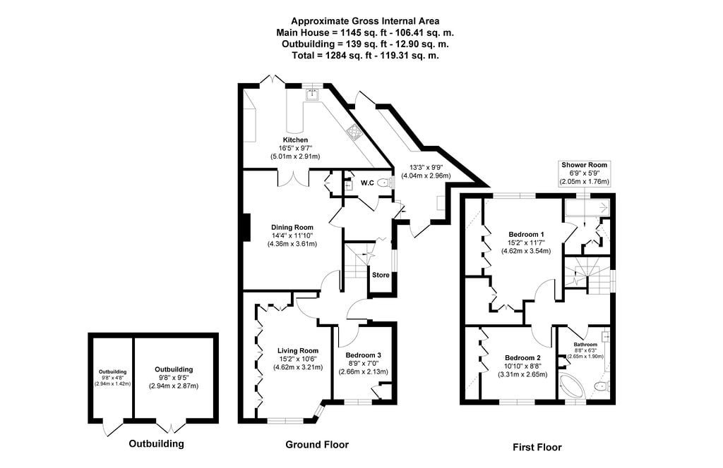 13, Chequers Orchard, Iver floorplan