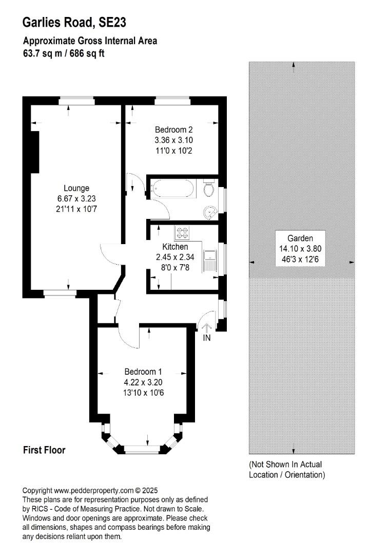 2, Garlies Road, London floorplan