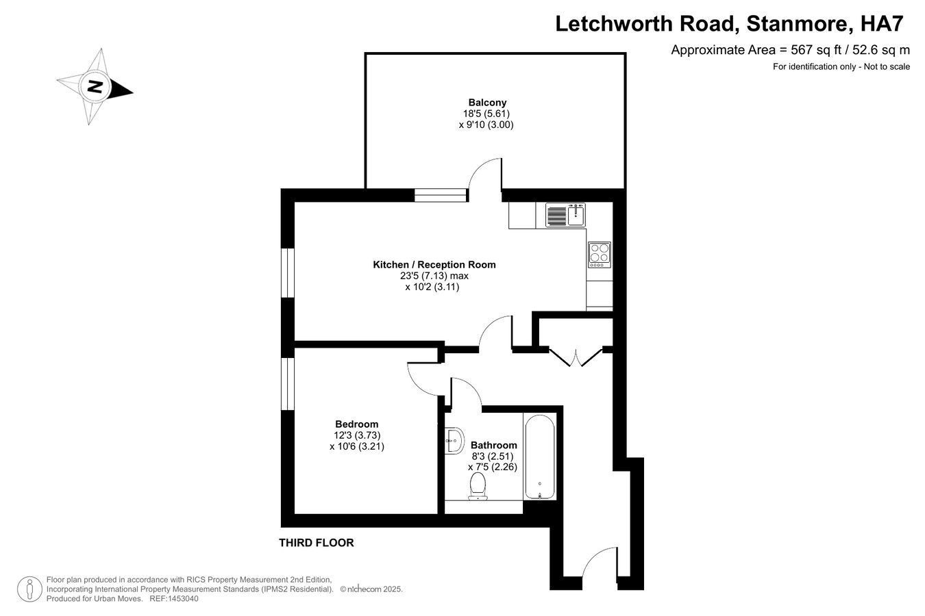 Flat Seventy, Bletchley Court, Stanmore floorplan