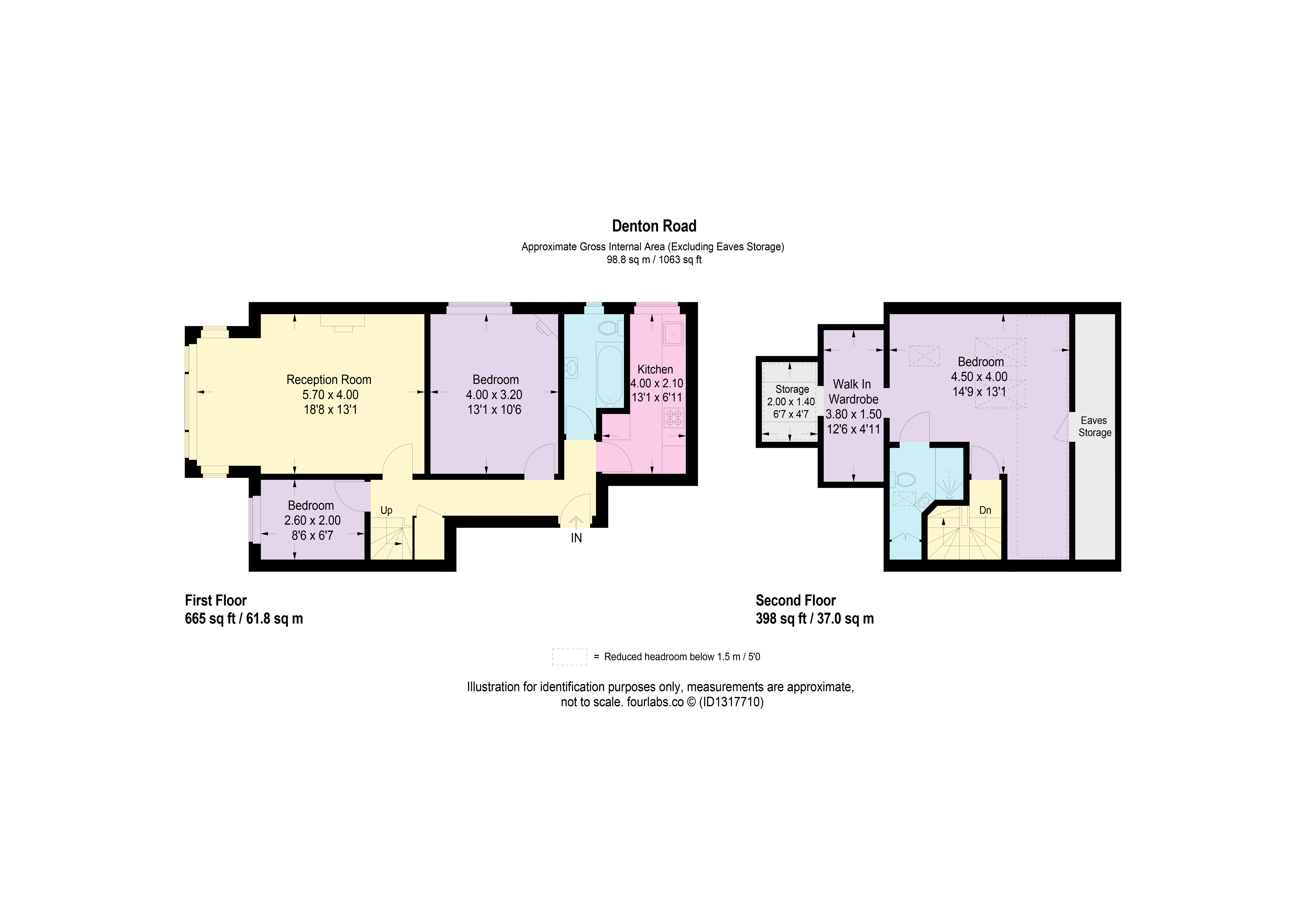 28C, Denton Road, Twickenham floorplan