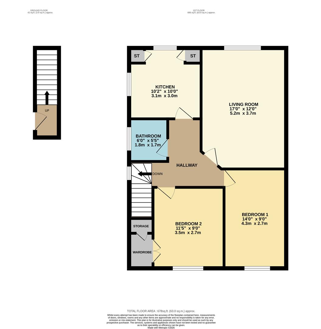 7, Pinnacles, Waltham Abbey floorplan
