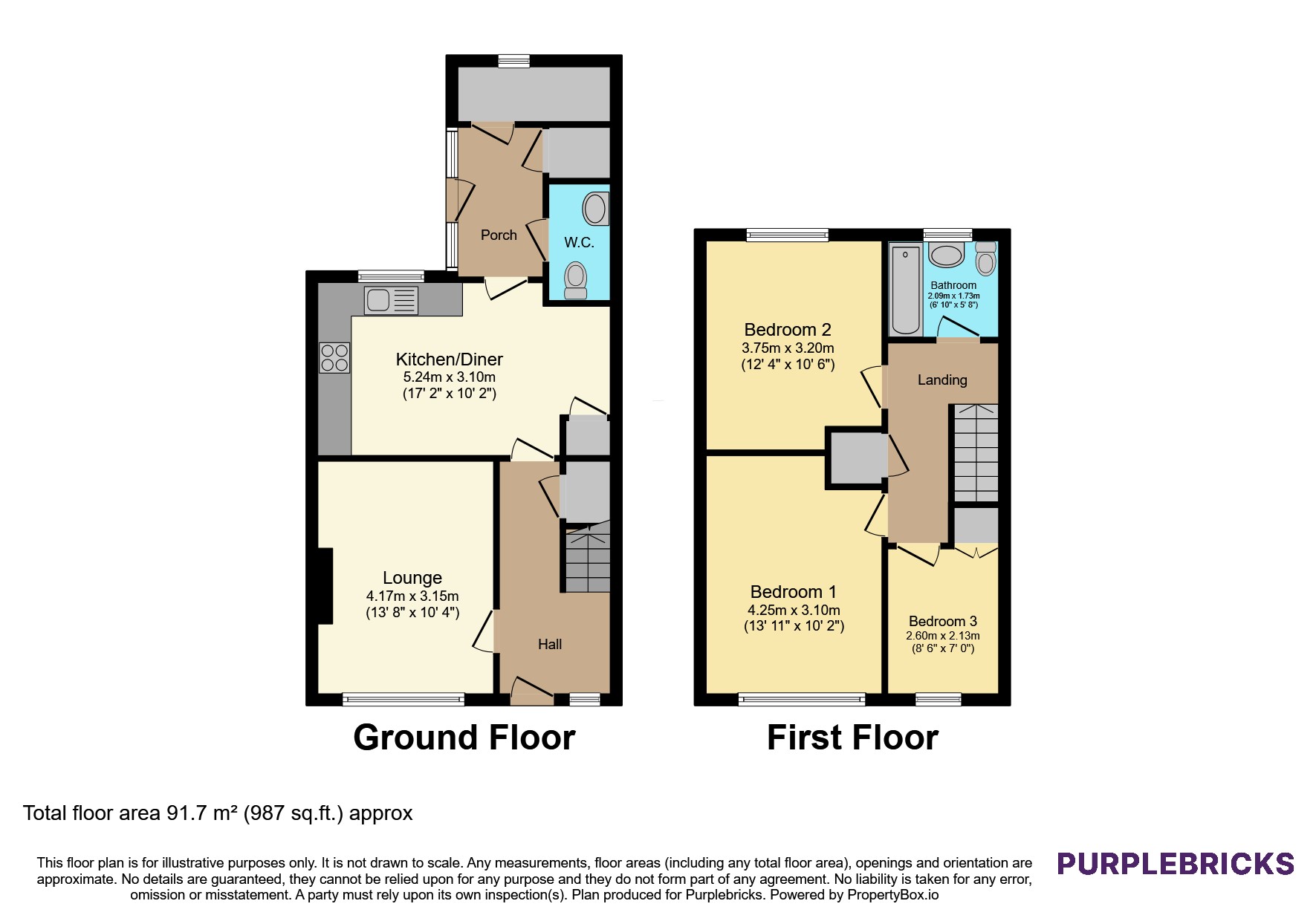 1, Whitegate Walk, Rotherham floorplan