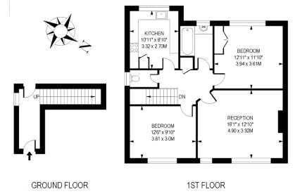 2 Bedrooms Maisonette for sale in Malvern Court, Ashley Road, Epsom KT18