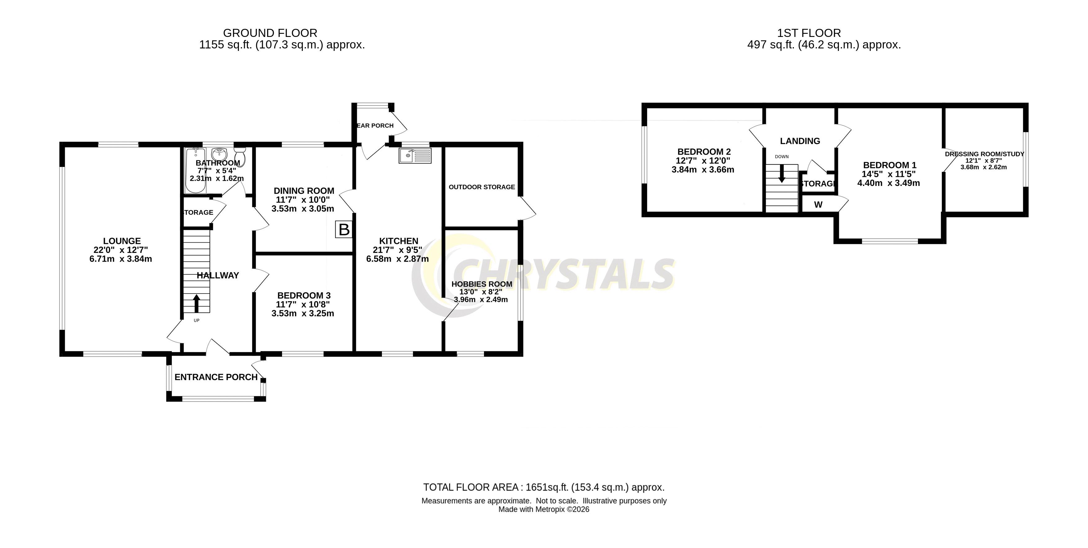 Reayrt Marrey Garth Avenue, Reayrt Marrey, Garth Avenue, Port Erin floorplan