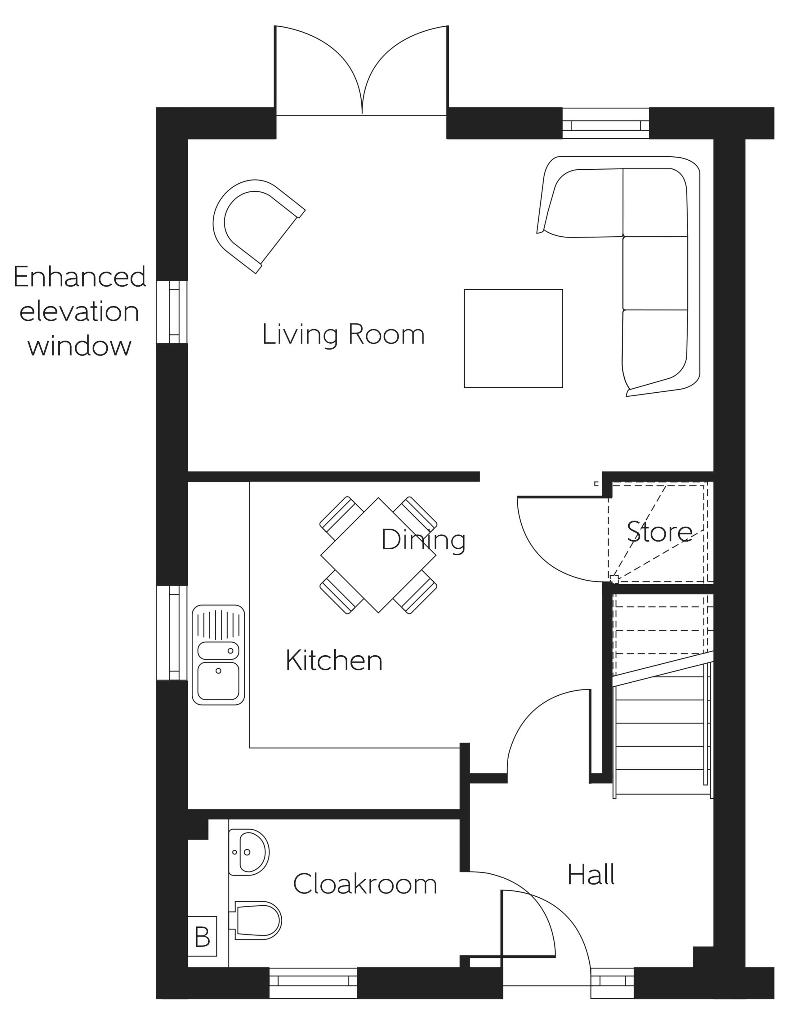 23, Bilsland Drive, Ruchill floorplan