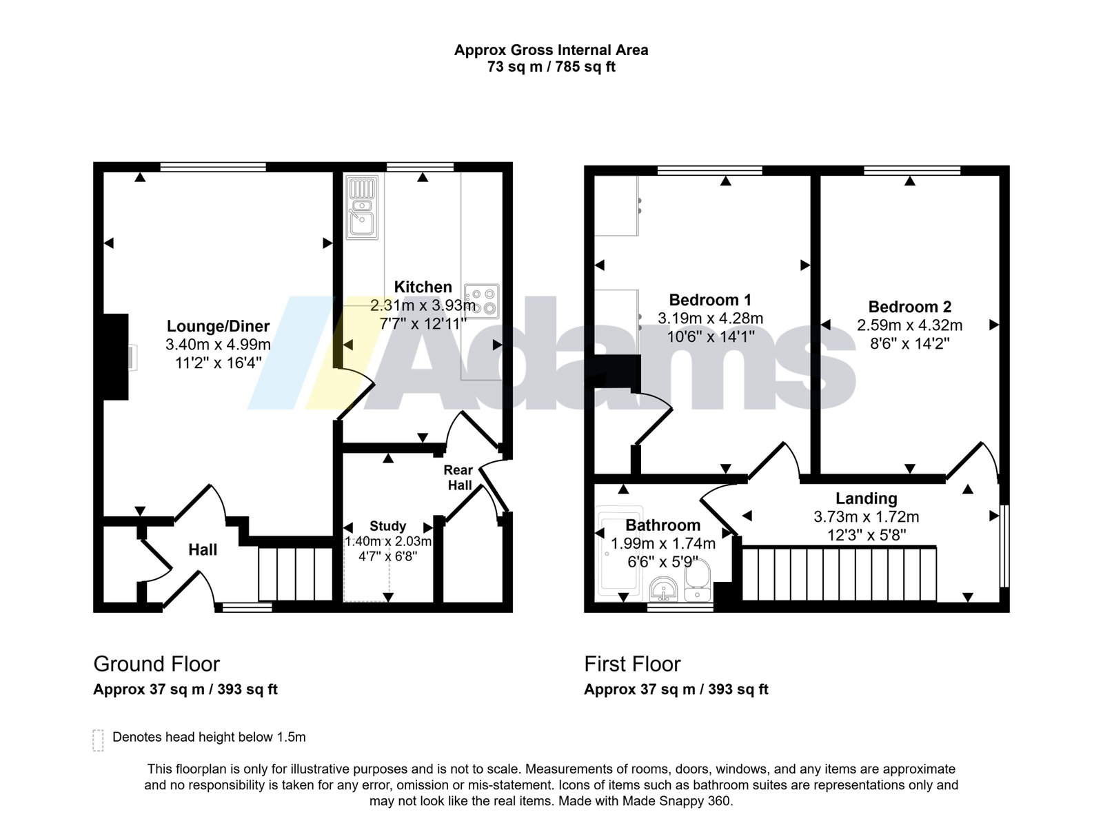 81, Brandon, Widnes floorplan