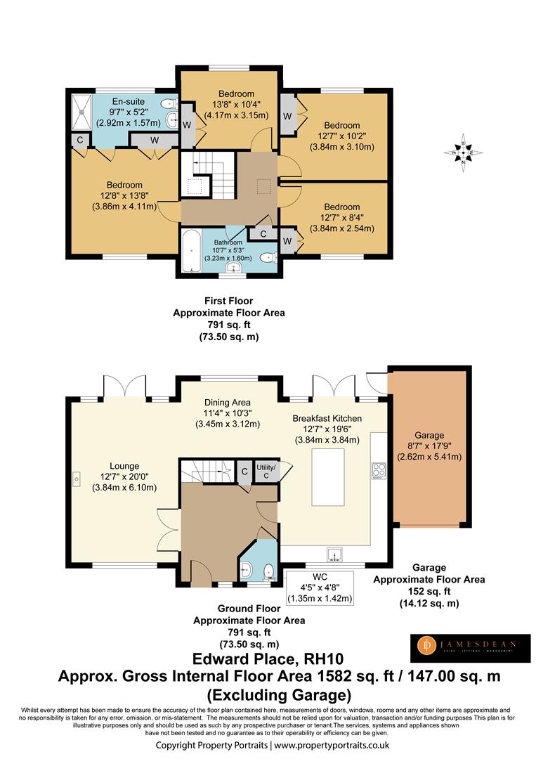 1, Edward Place, Crawley floorplan