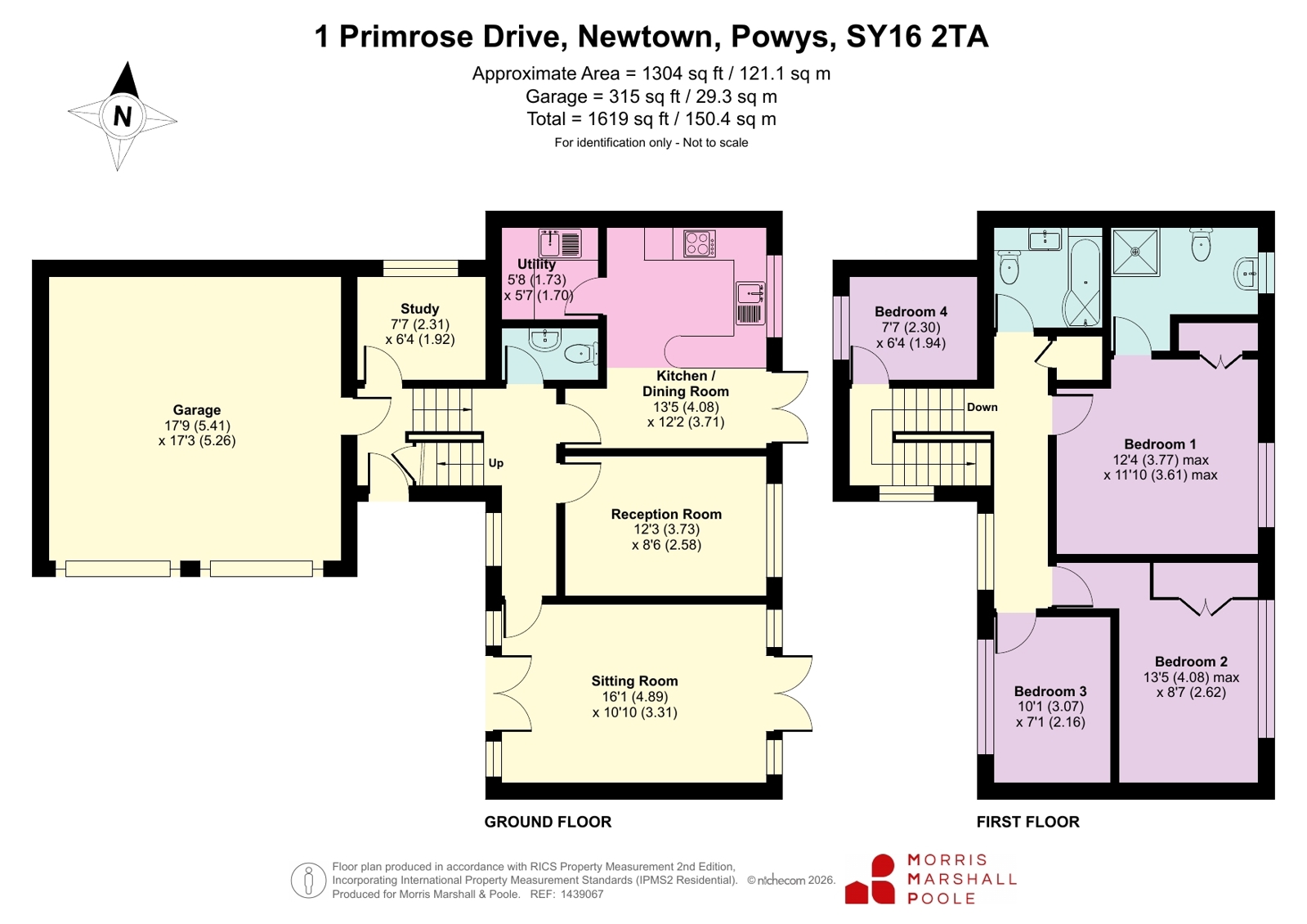 1, Primrose Drive, Powys floorplan