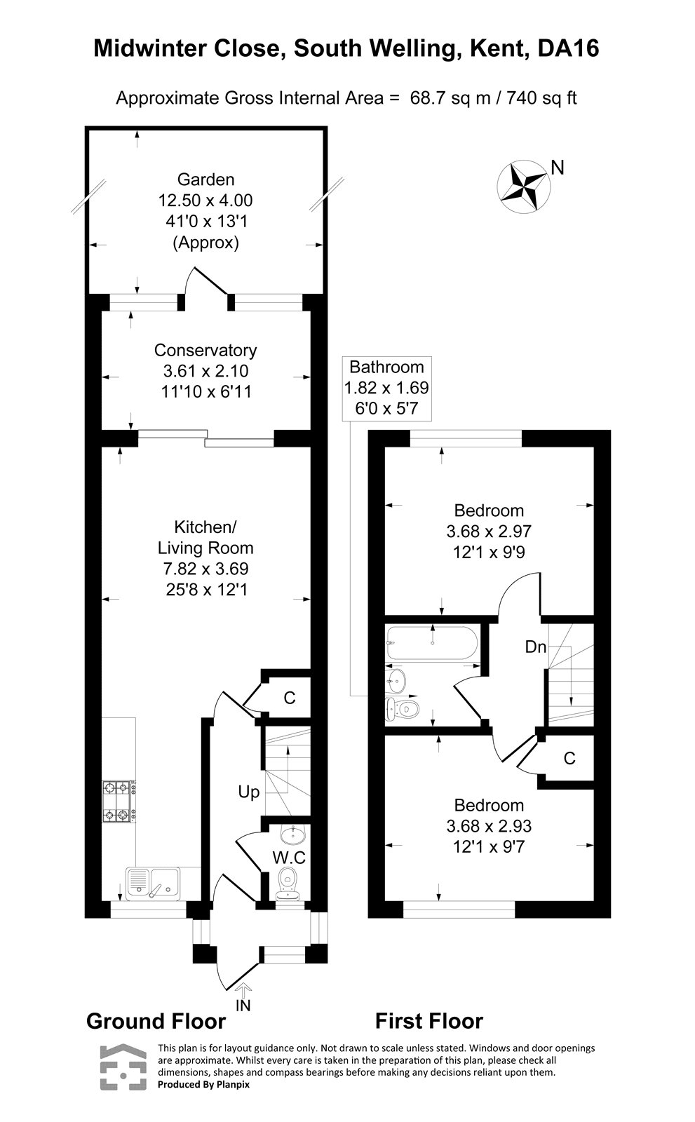 10, Midwinter Close, Kent floorplan