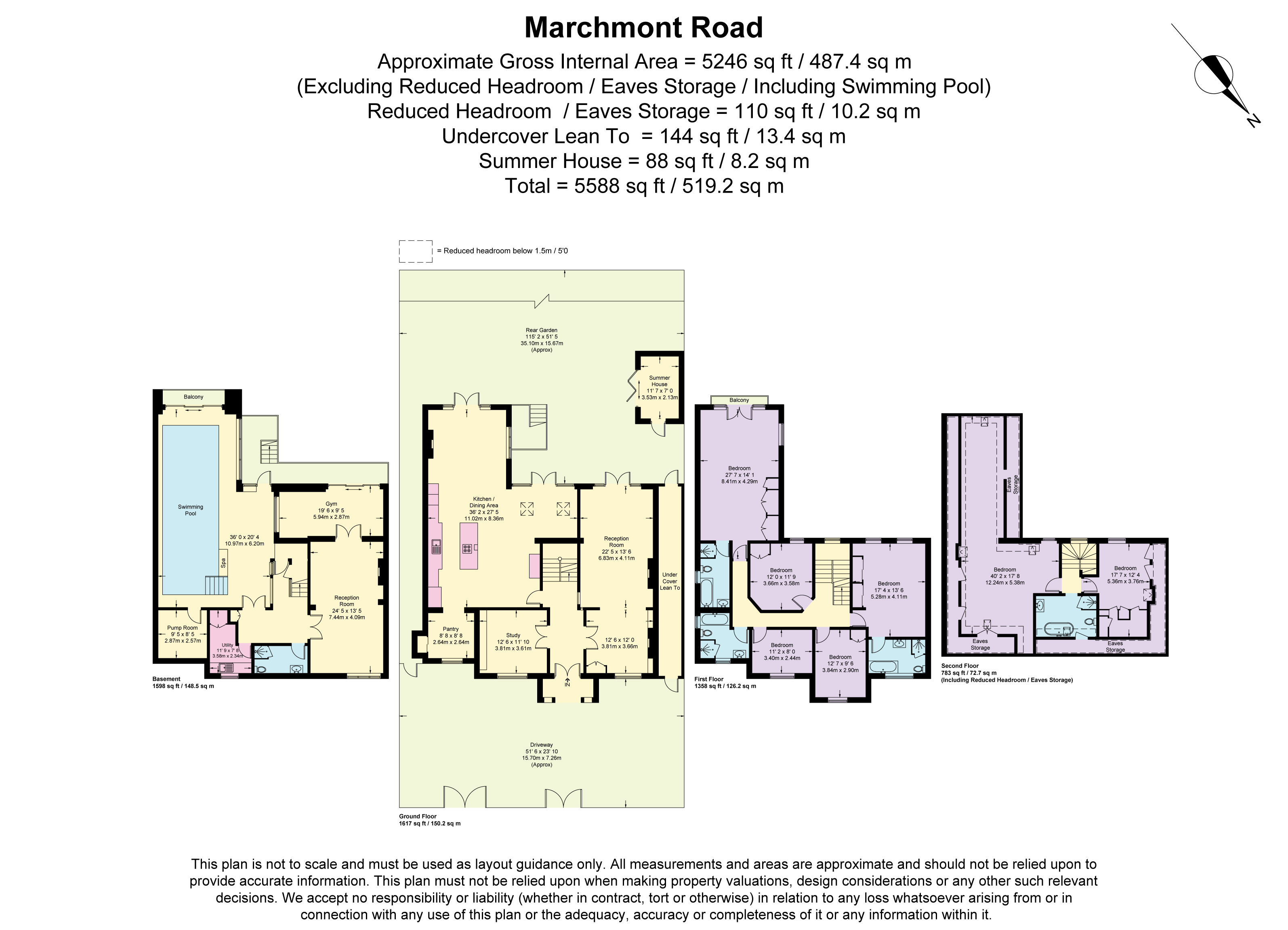 Marchmont Road, Richmond TW10, 7 bedroom detached house for sale