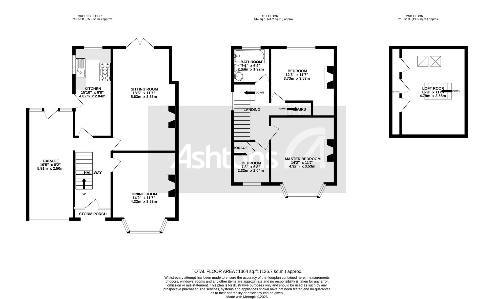4 Moss Bank Road, St. Helens floorplan