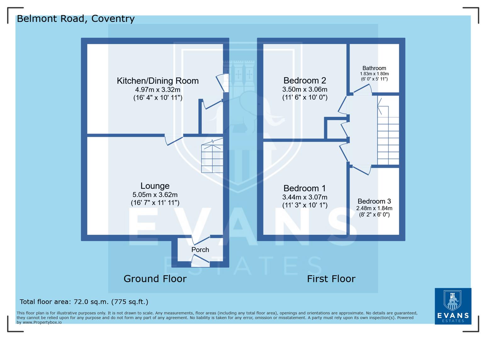 40, Belmont Road, Coventry floorplan