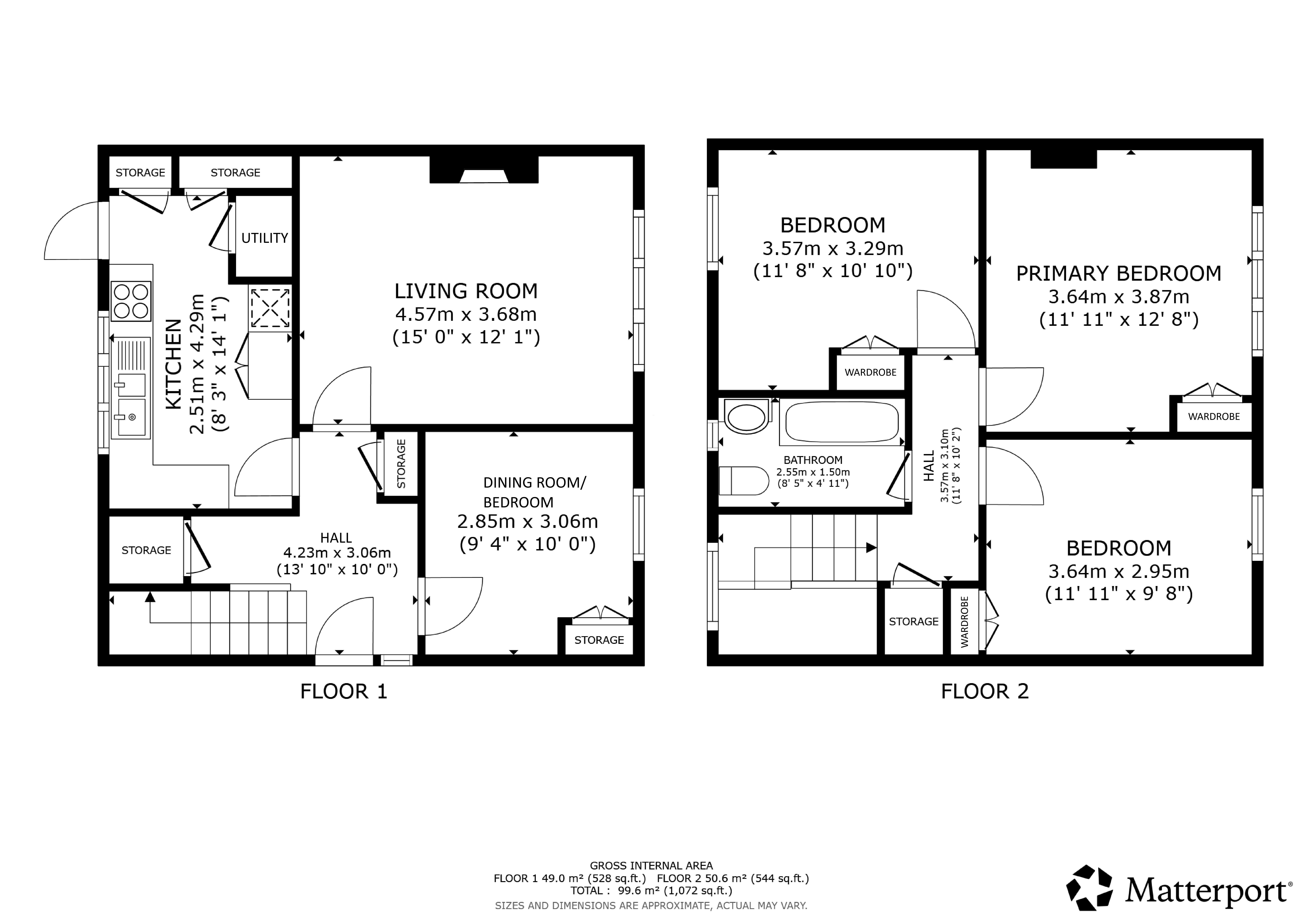 37, Cedric Road, Knightswood floorplan