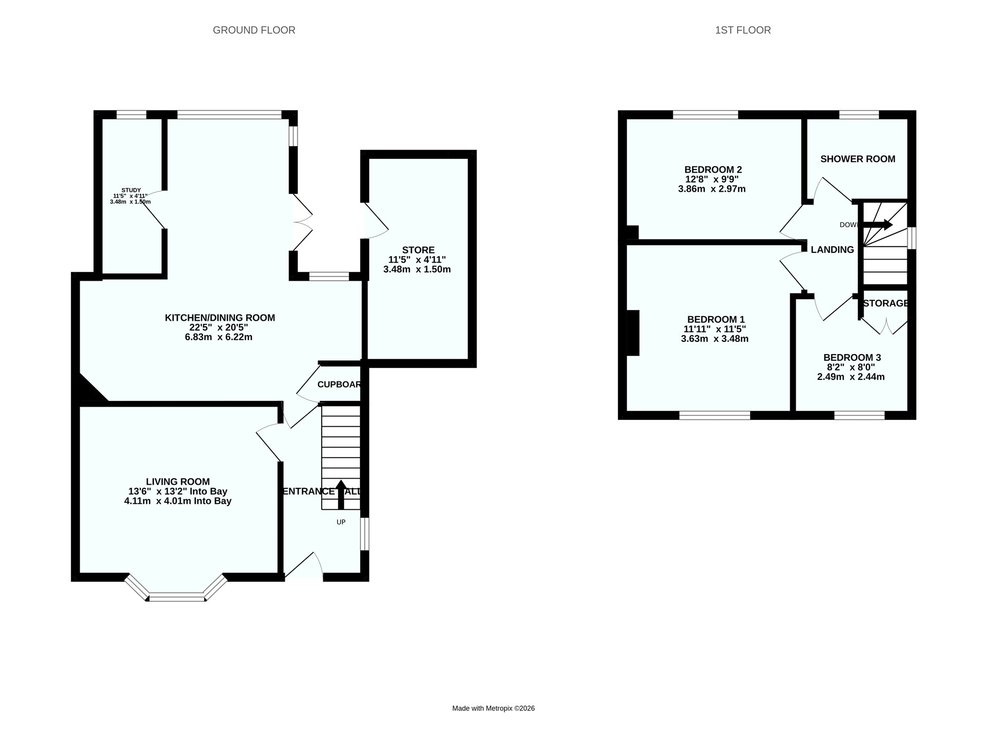 Thackeray Road, Devon floorplan