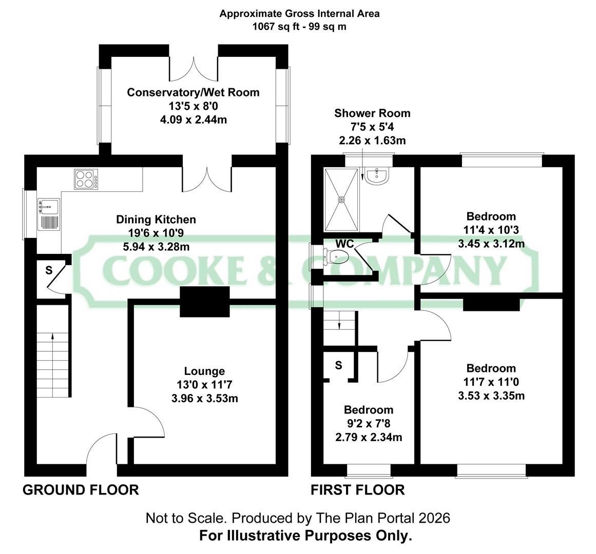19, North Lane, Tyldesley floorplan