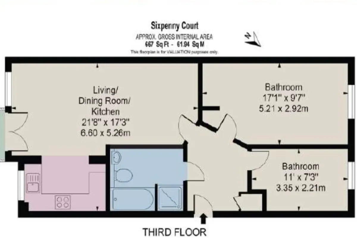 Tanner Street, Barking floorplan