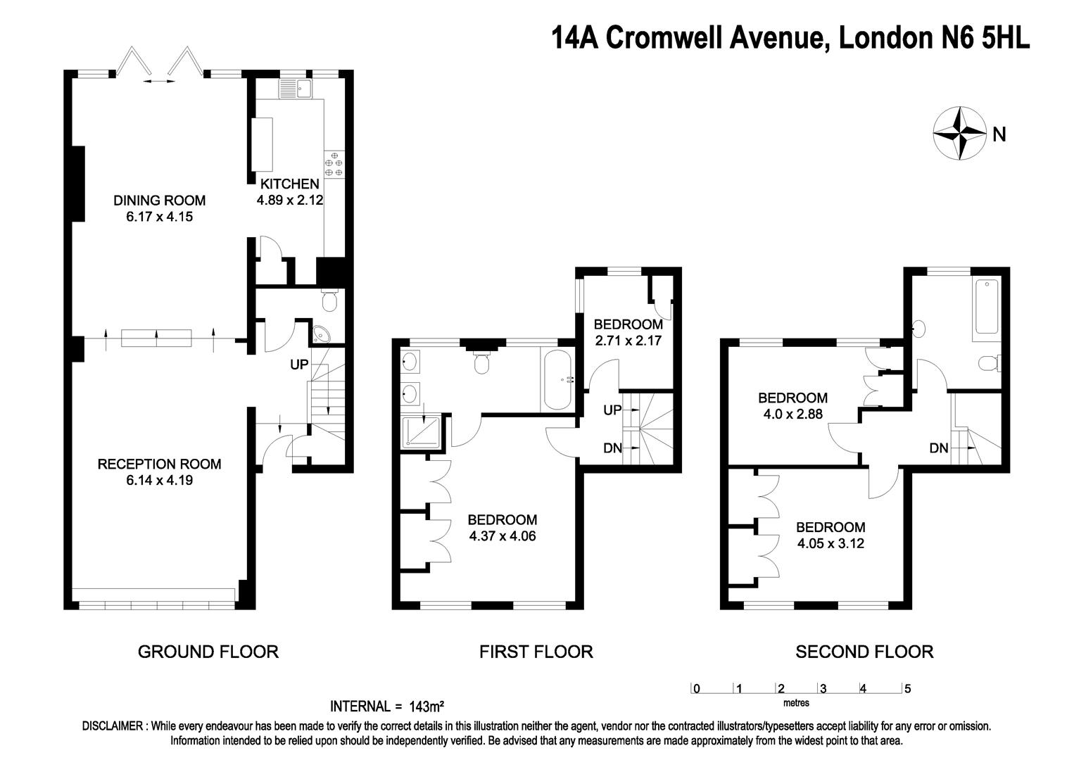 14A, Cromwell Avenue, Highgate floorplan