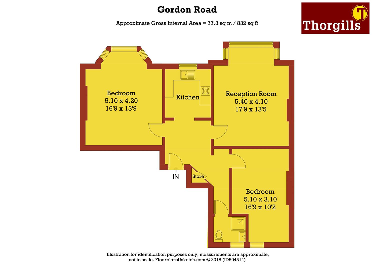 2 Bedrooms Flat to rent in Gordon Road, London W5