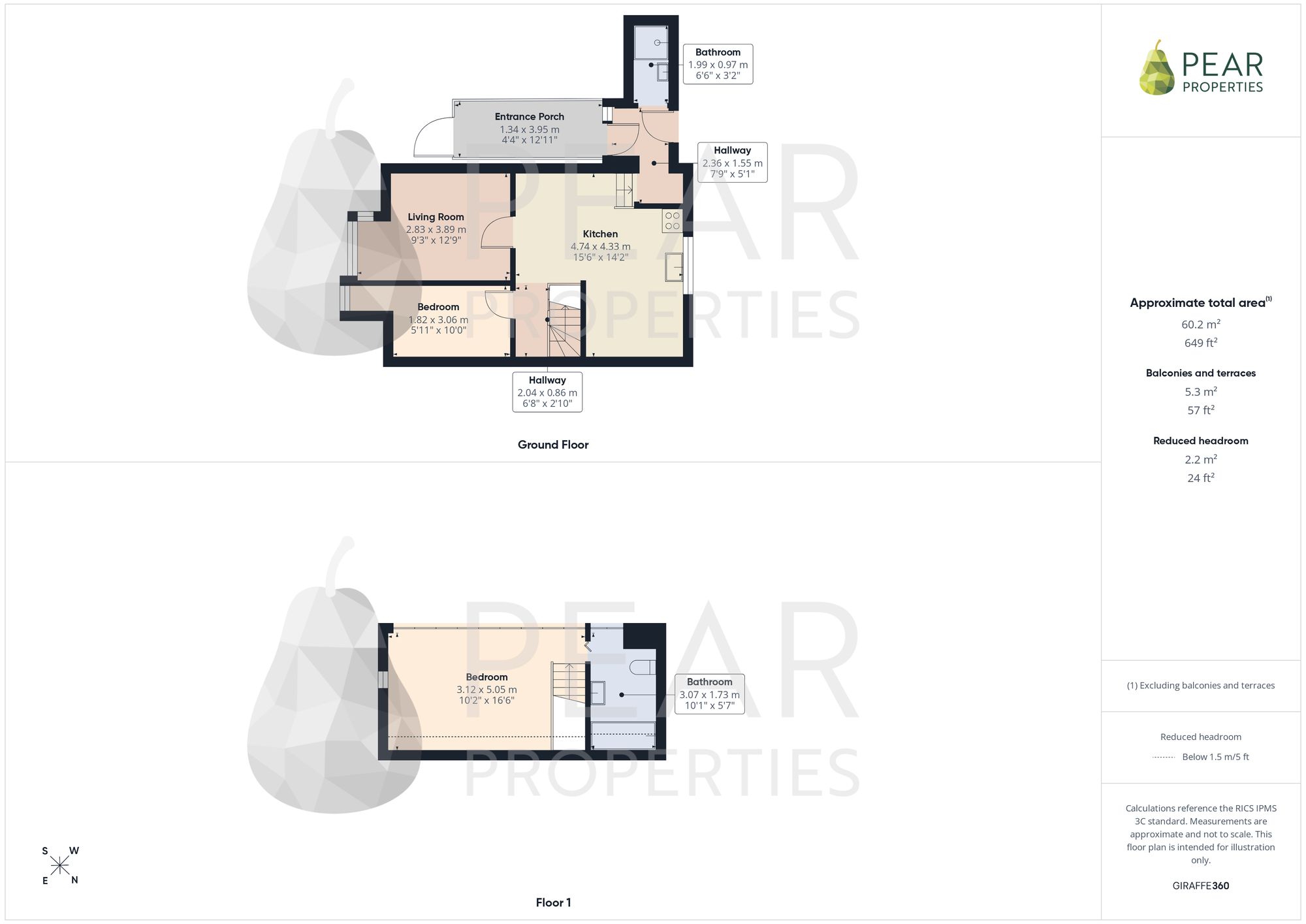 The Coach House, 1b Cissbury Road, Worthing floorplan