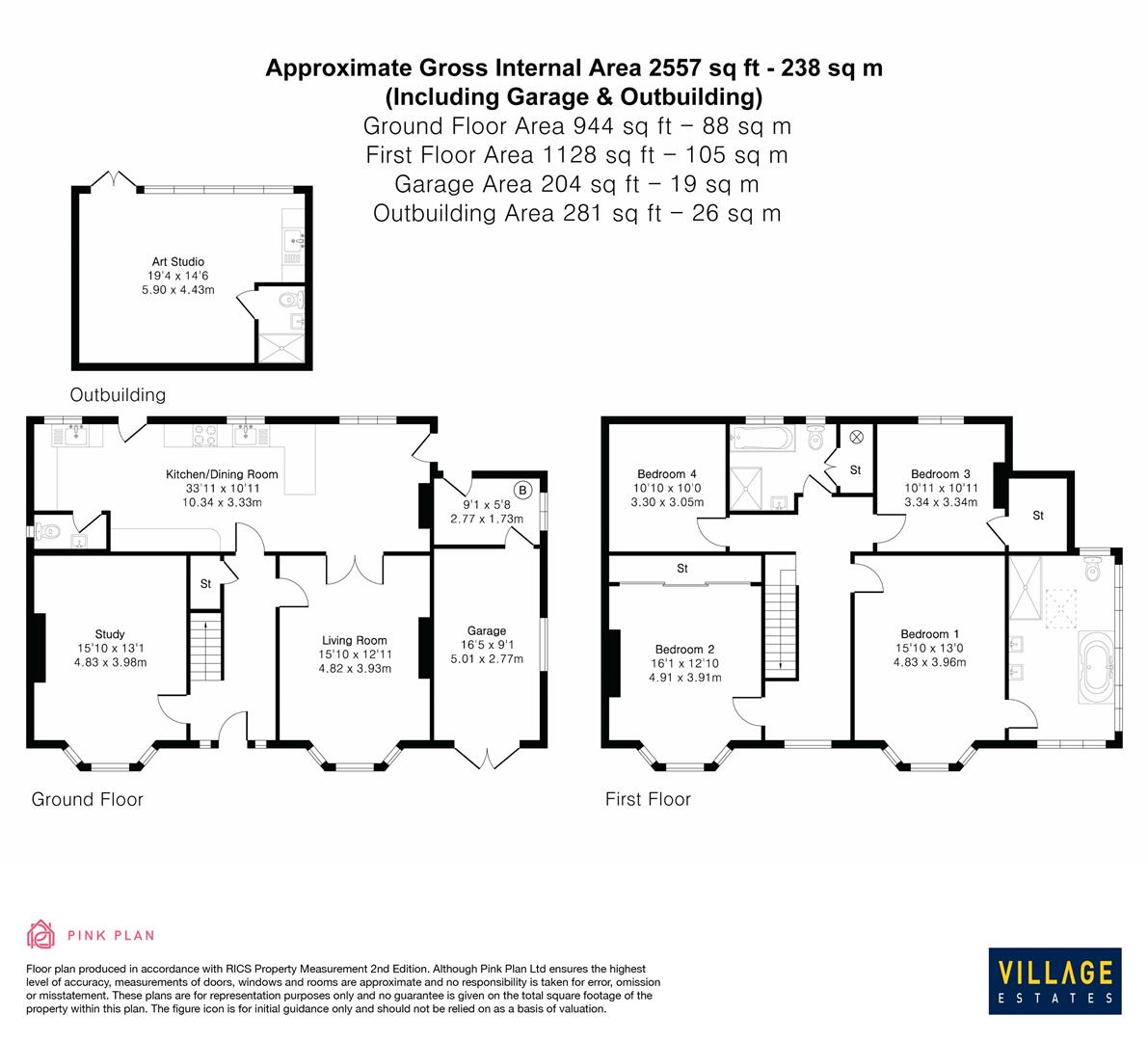 2, Aldenham Avenue, Radlett floorplan
