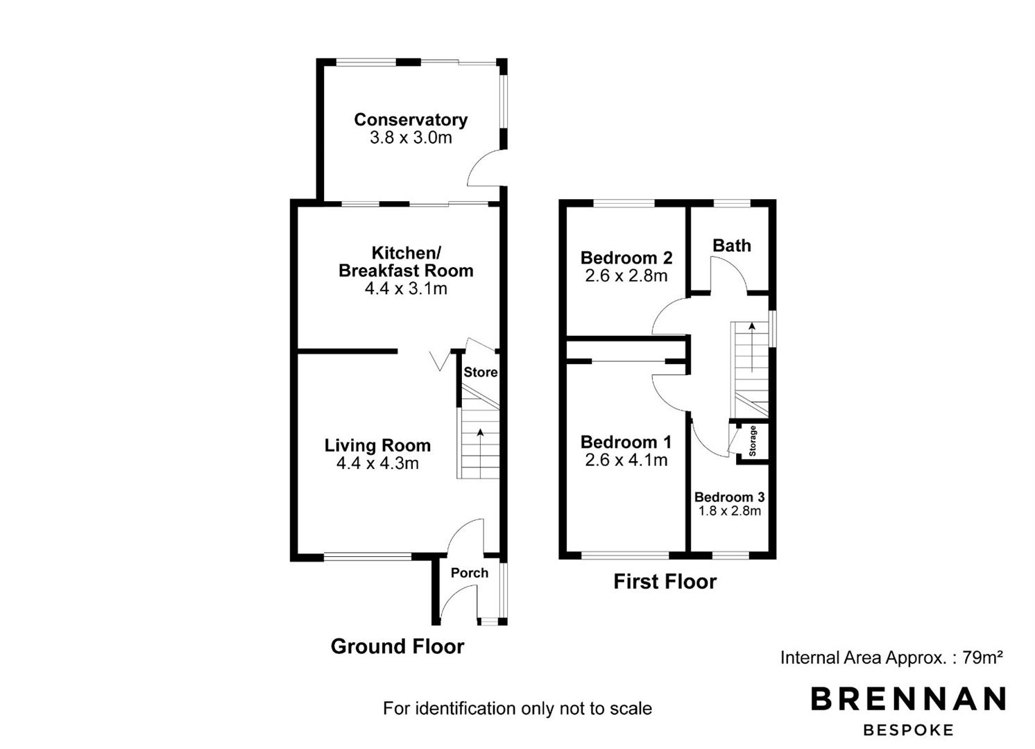 4, Douglas Court, Kettering floorplan