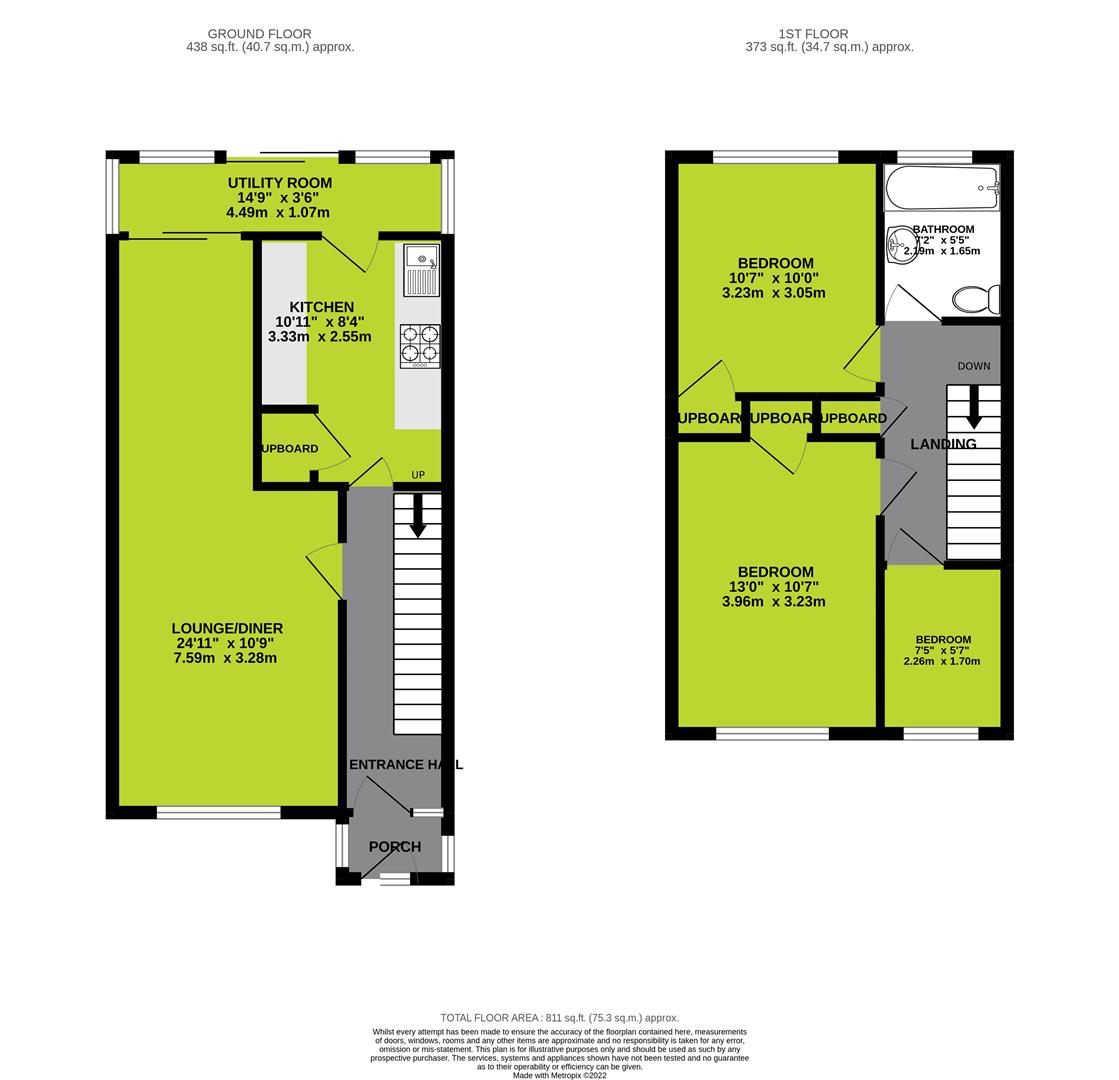 Lower Woodlands Road, Gillingham ME7, 3 bedroom end terrace house for