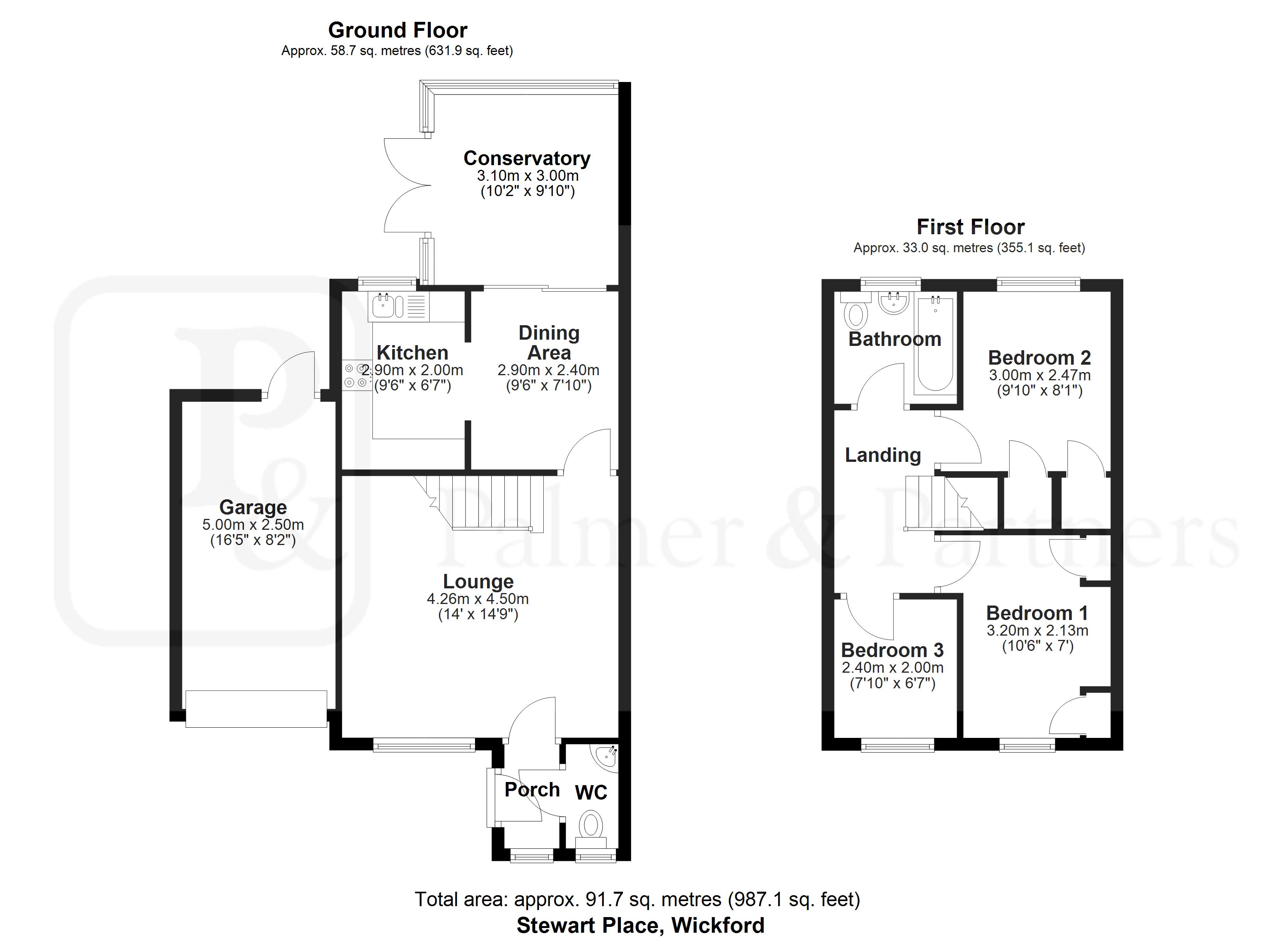 9, Stewart Place, Essex floorplan