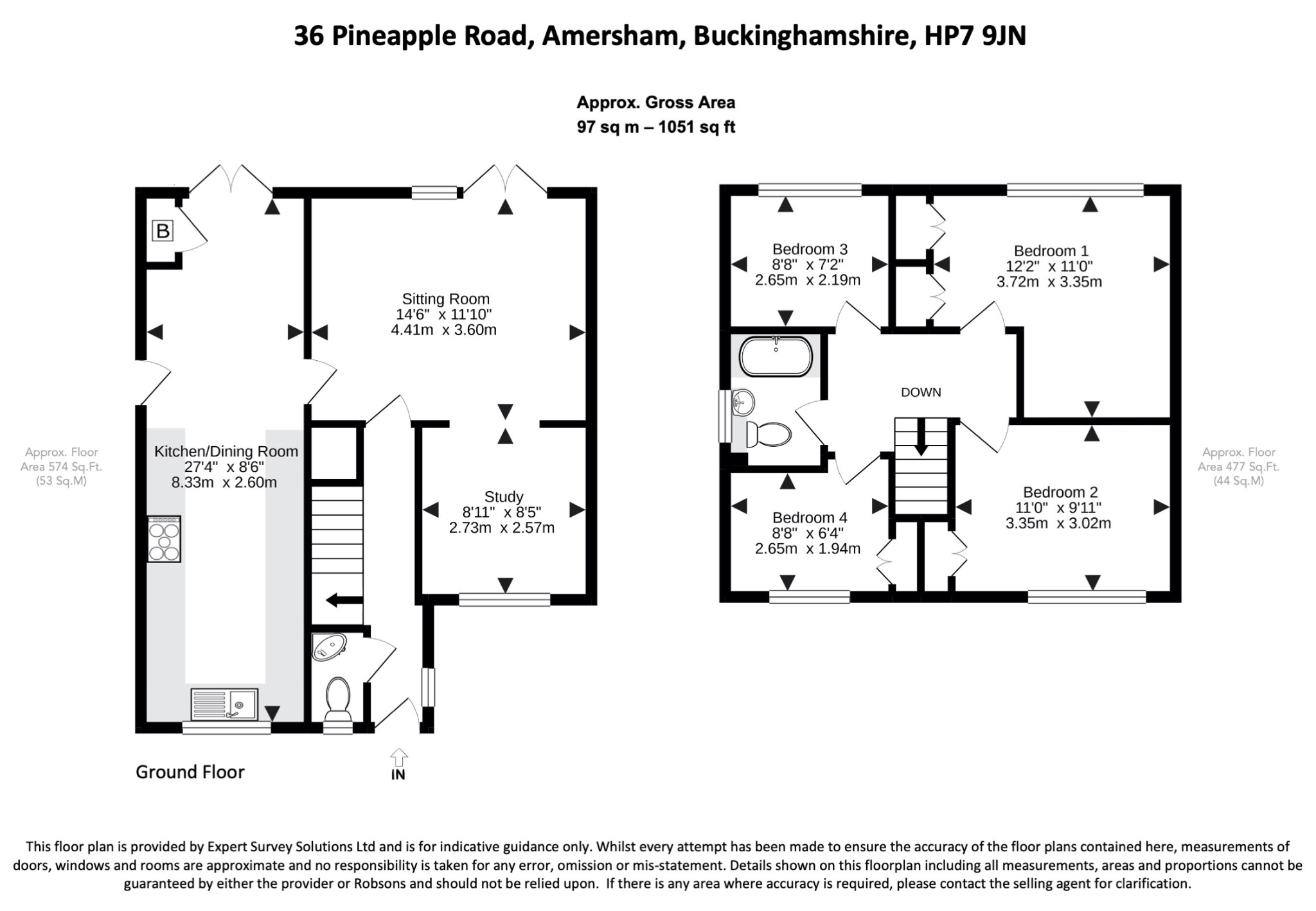 36 Pineapple Road, Amersham floorplan