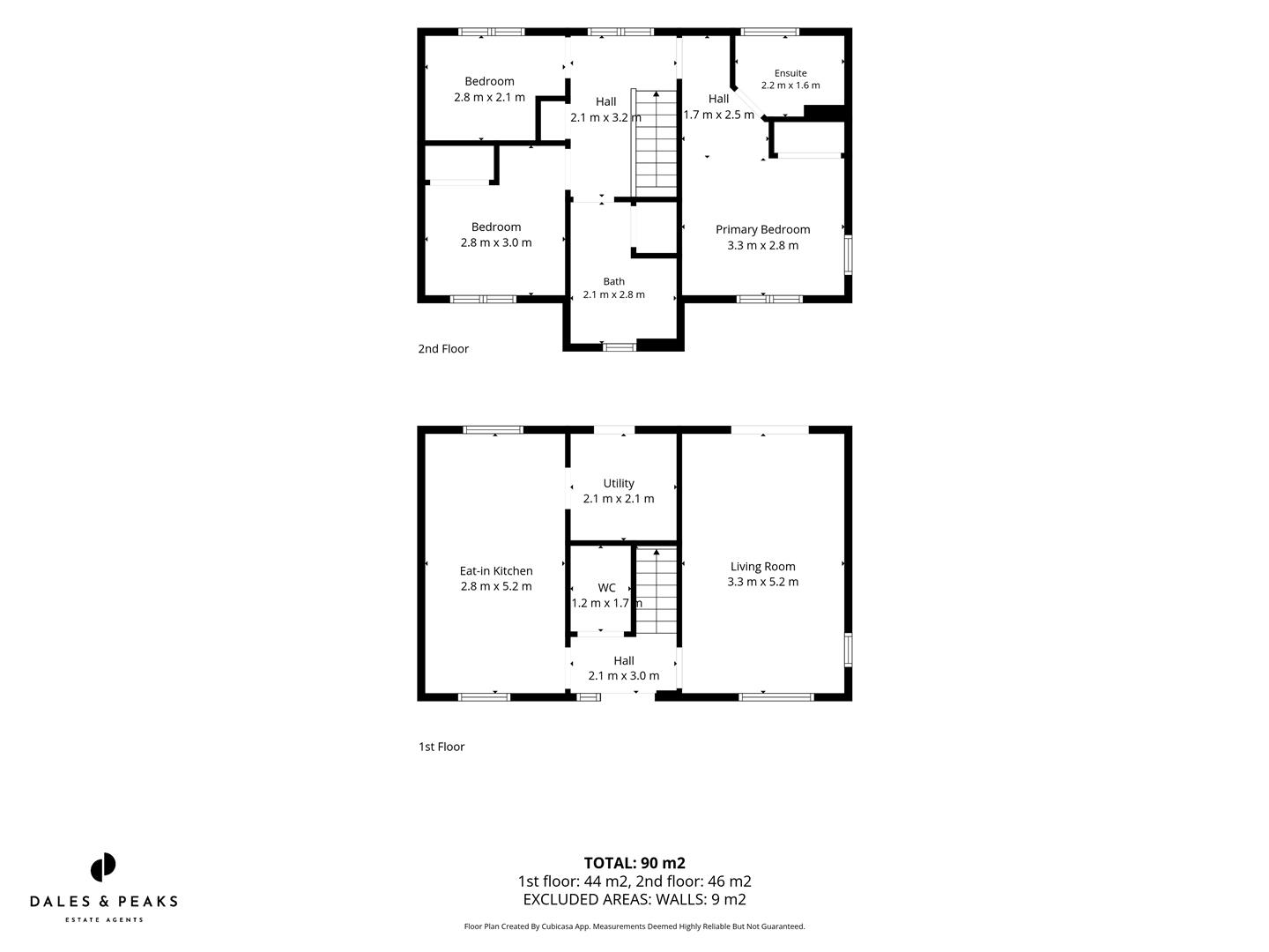 Morledge, Matlock floorplan