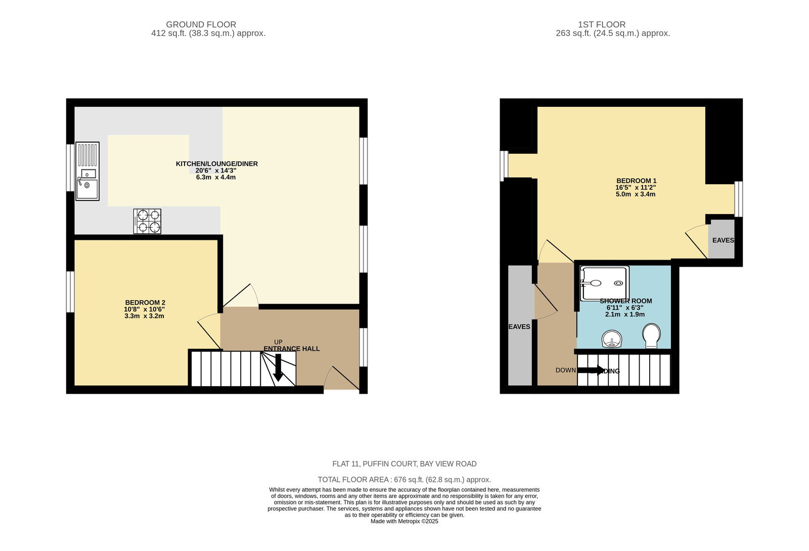 11 Puffin Court, Bay View Road, Bideford floorplan