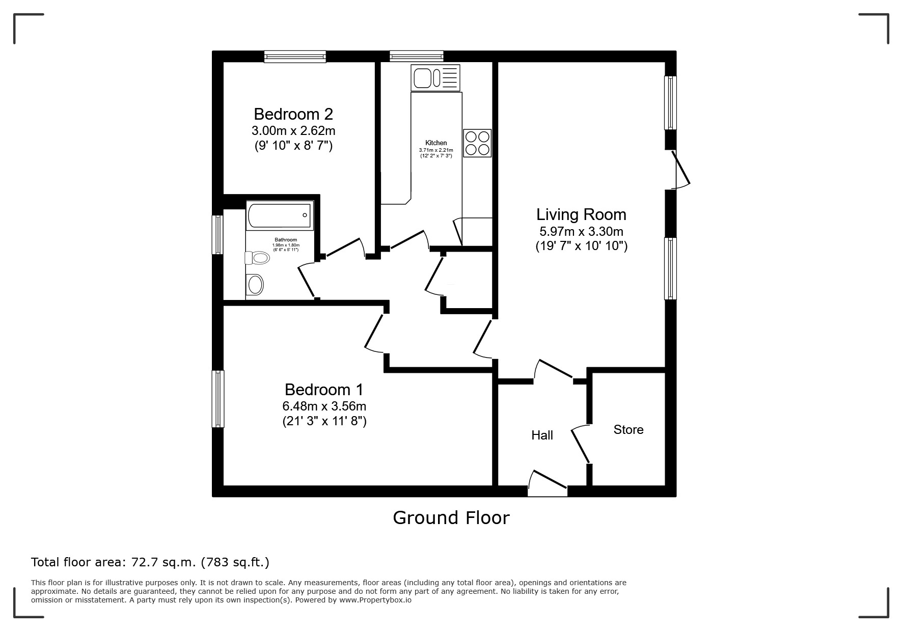 3, Grafton House, Andover floorplan