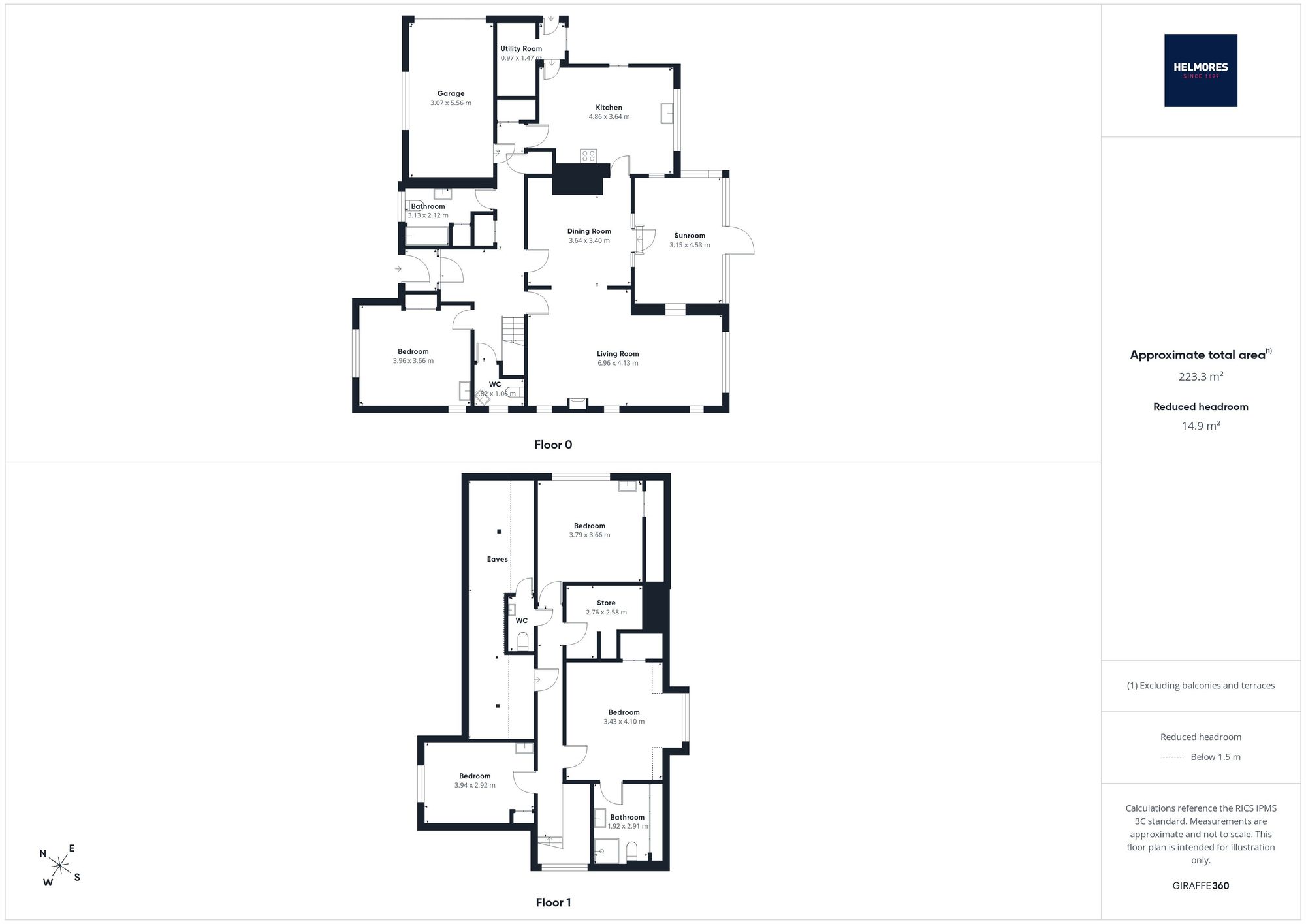 Okelands Alexandra Road, Crediton floorplan