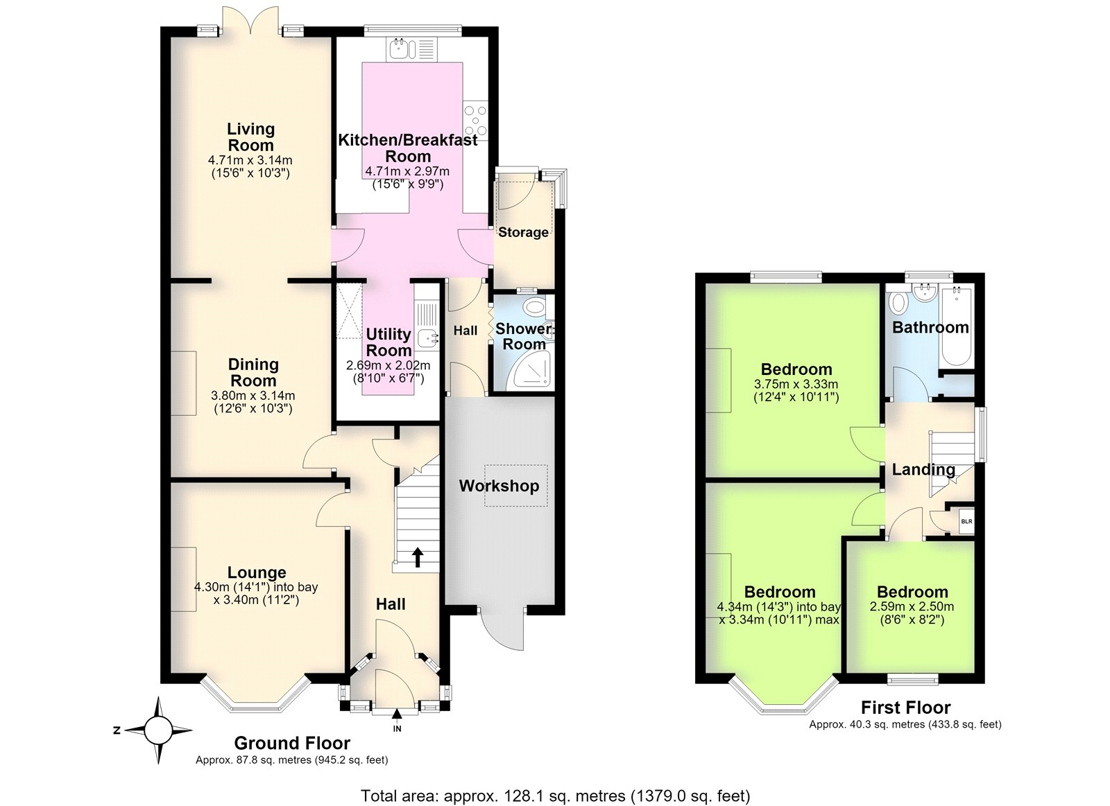 4, Lancing Close, West Sussex floorplan