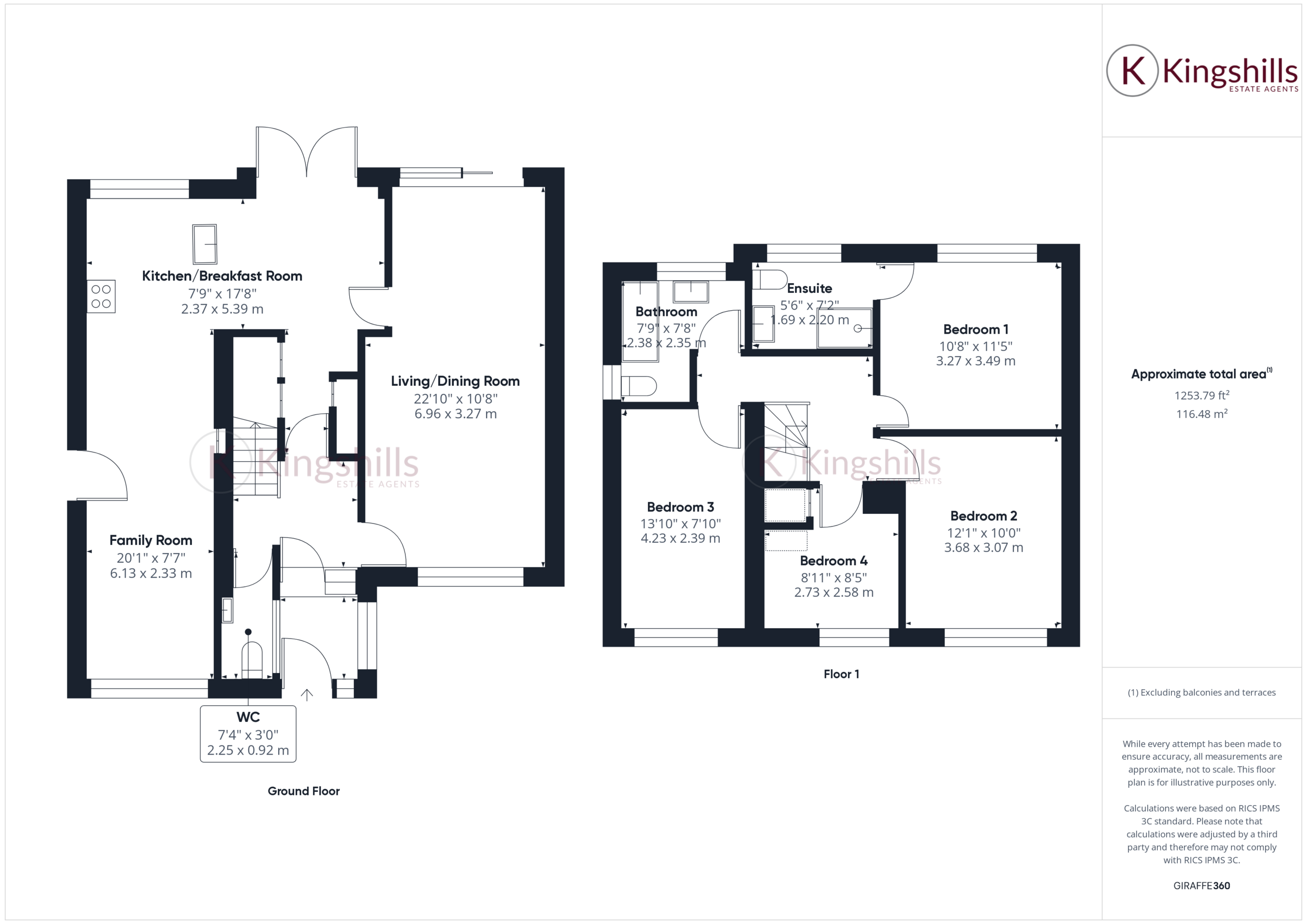 3, Oaktree Close, Penn floorplan