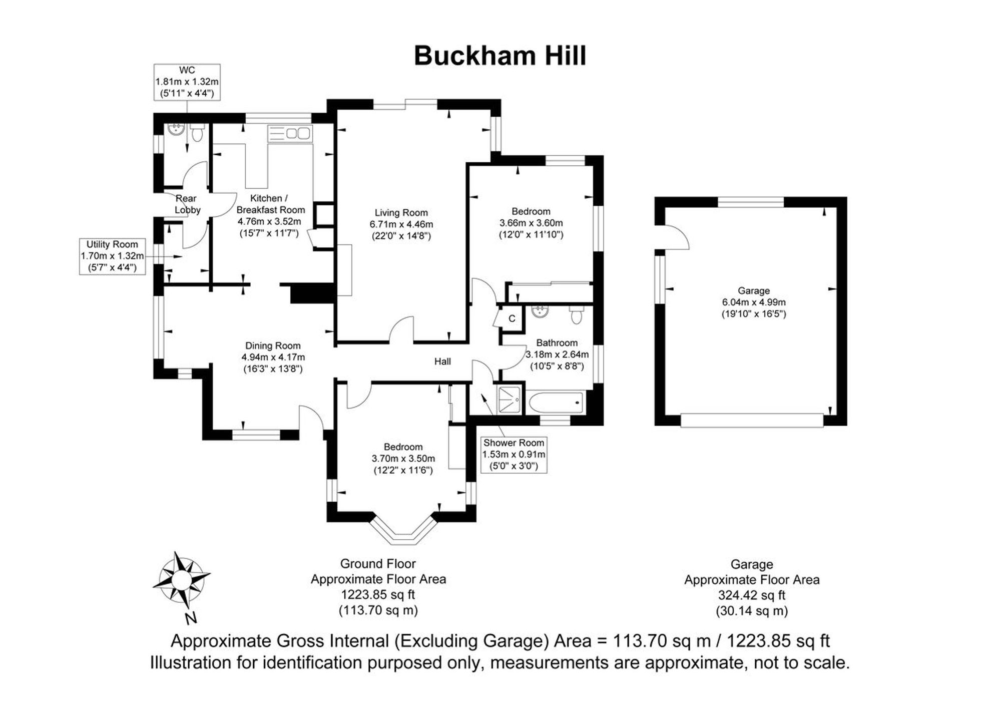 The Lodge Buckham Hill, Uckfield floorplan