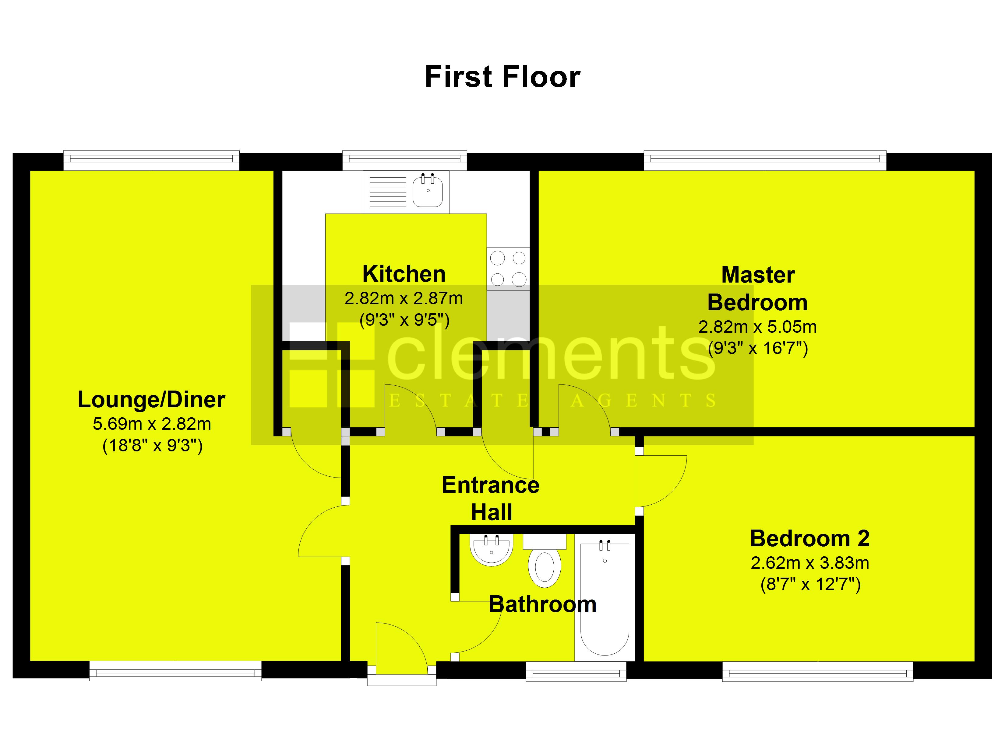 2 Bedrooms Flat for sale in The Square, Marlowes, Hemel Hempstead HP1