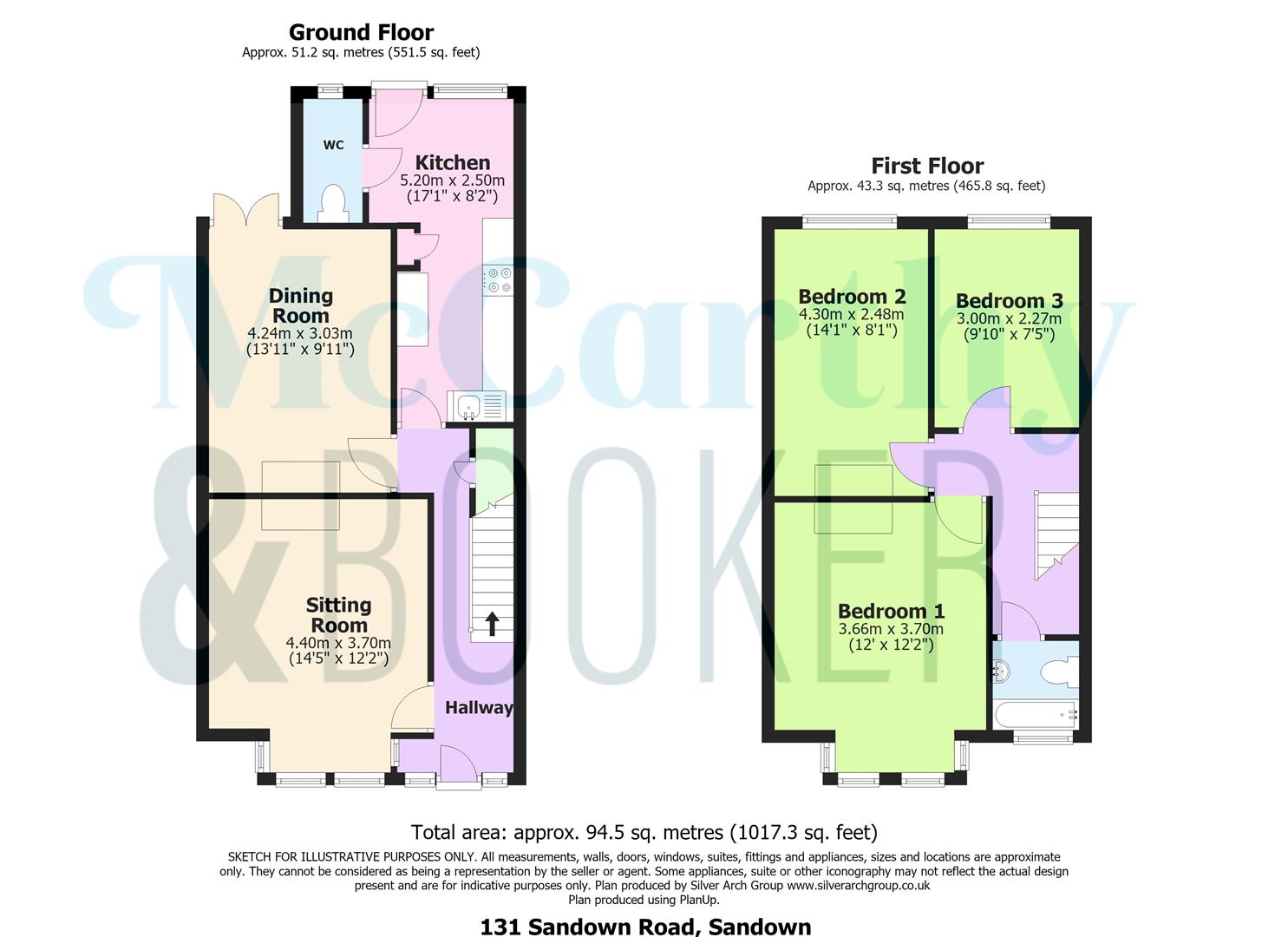 131, Sandown Road, Sandown floorplan