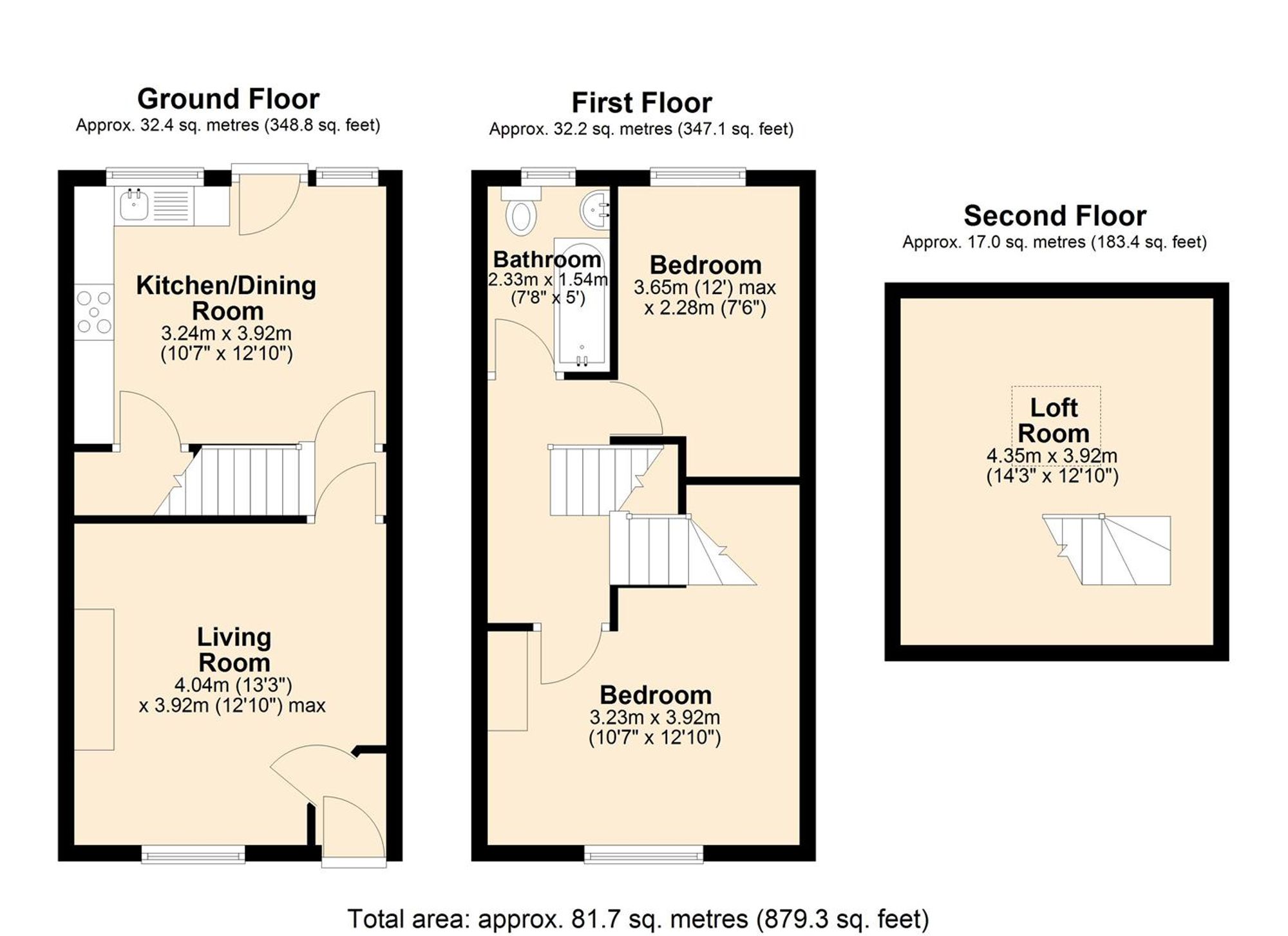 126 Castle Hill Road, Wigan floorplan