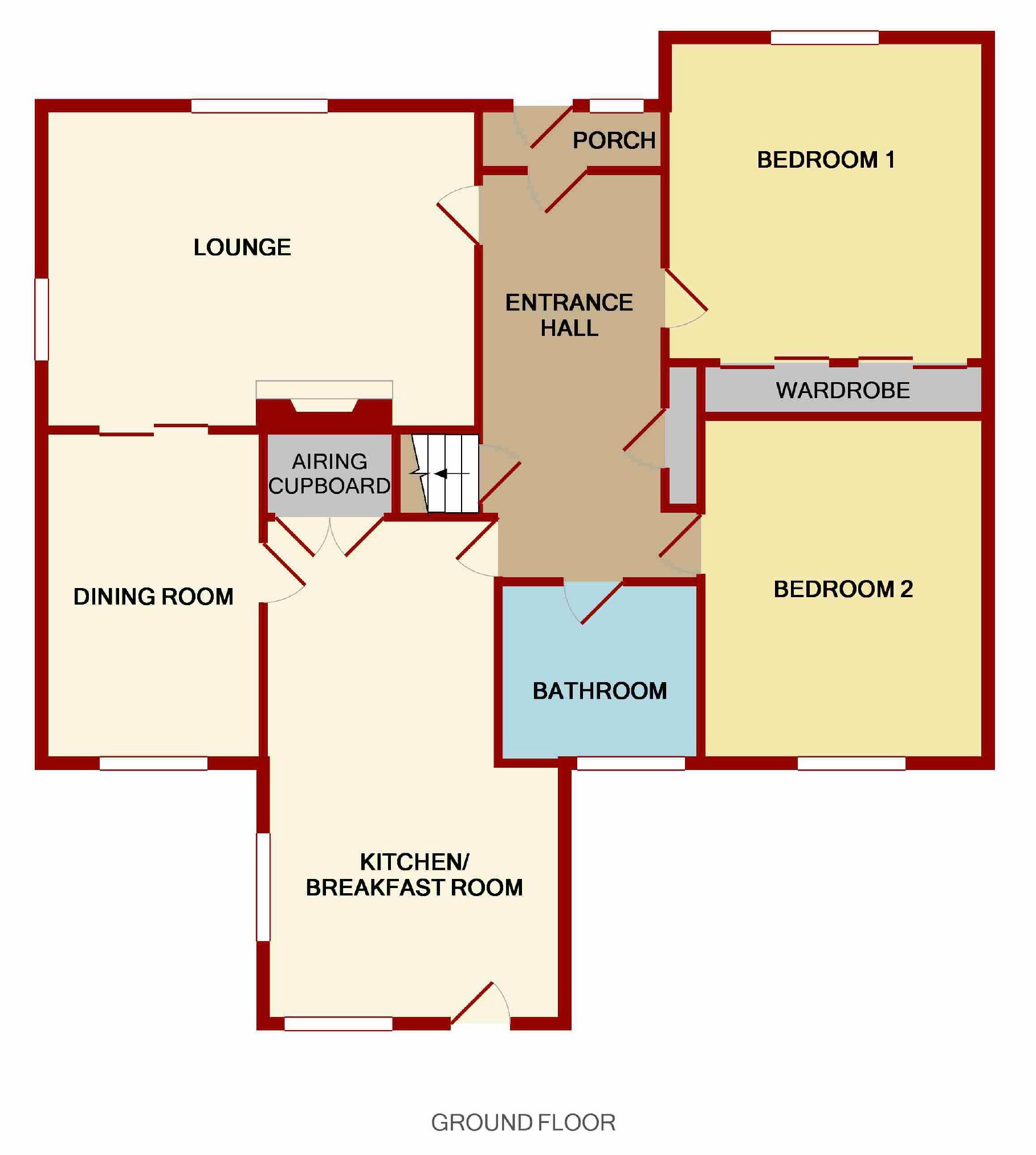 2 Bedrooms Detached bungalow for sale in Stroud Road, Tuffley, Gloucester GL4