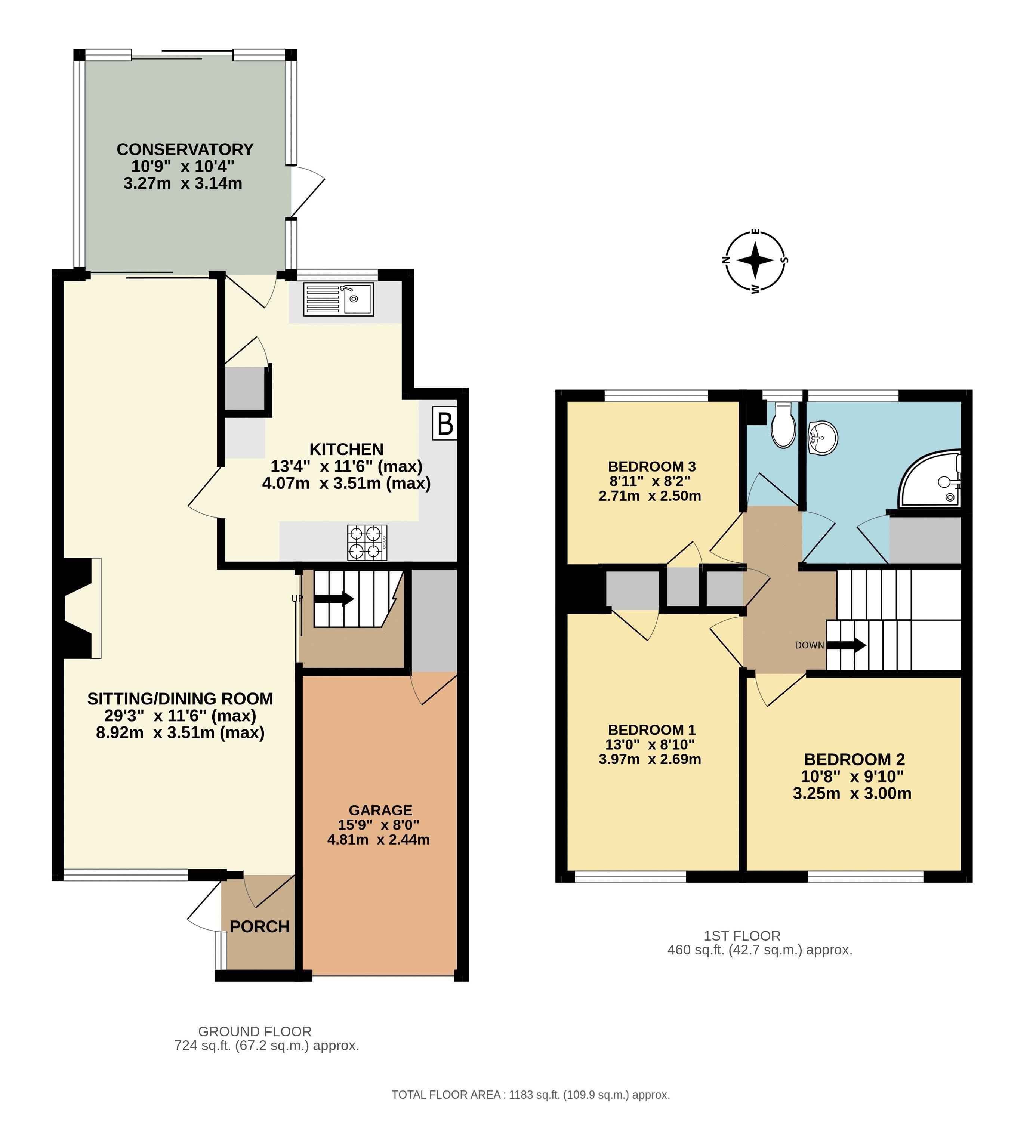 27, Watermead, Chard floorplan