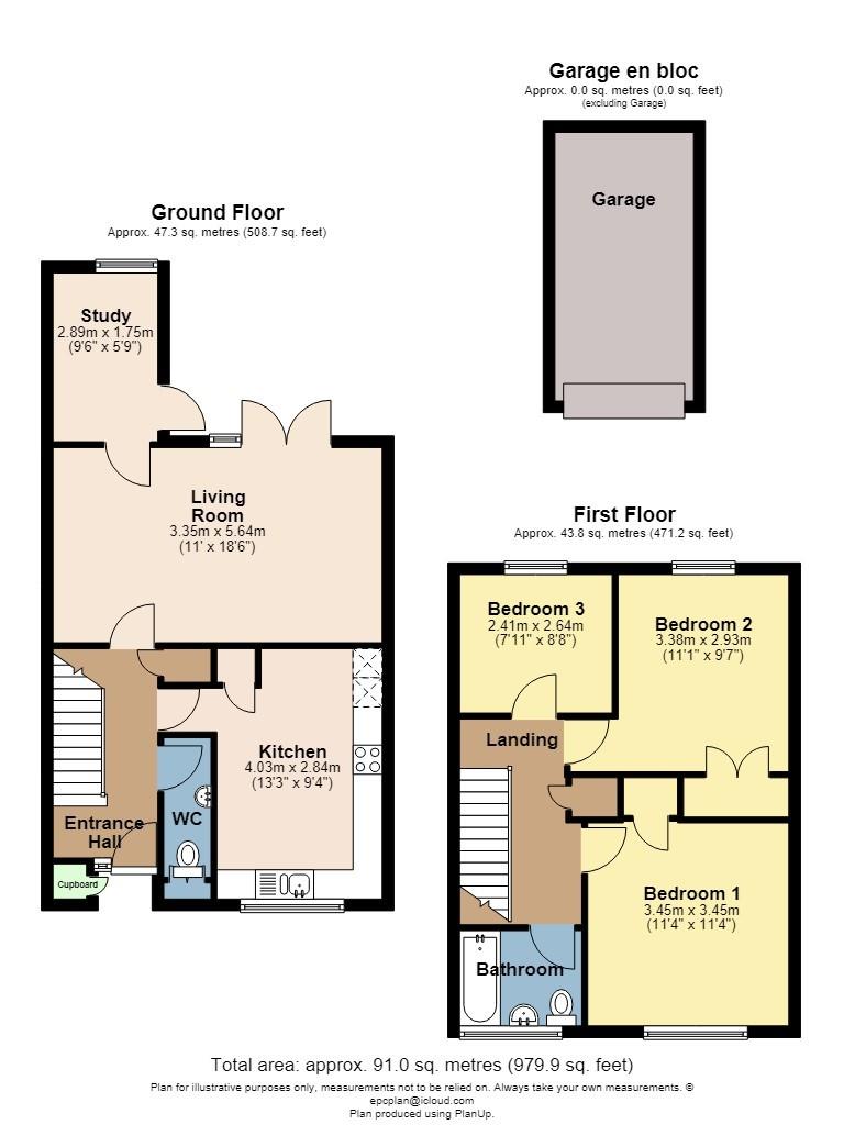 38, Bowling Close, Harpenden floorplan