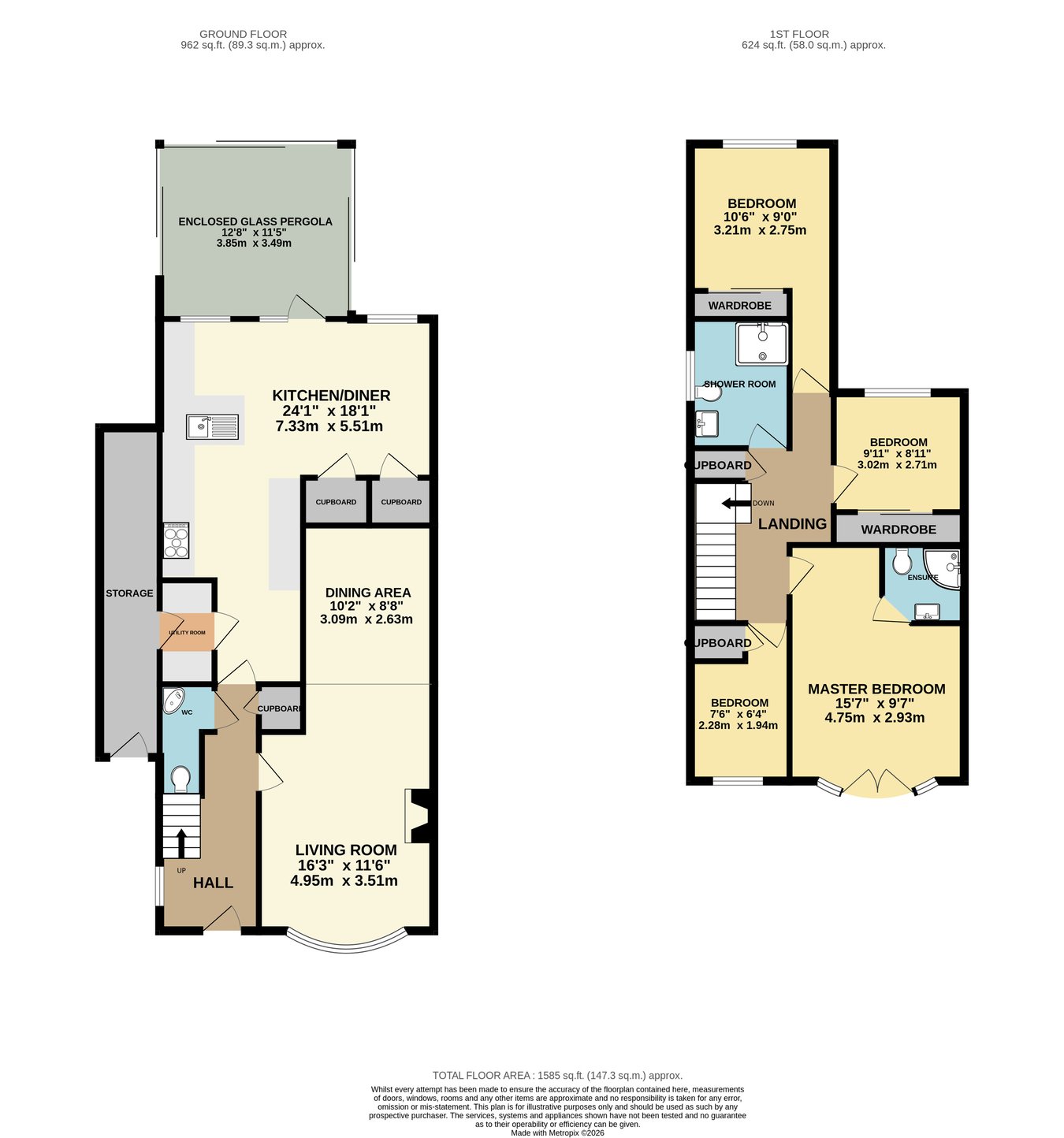 West Cottage, Cooden Drive, Bexhill-on-Sea floorplan