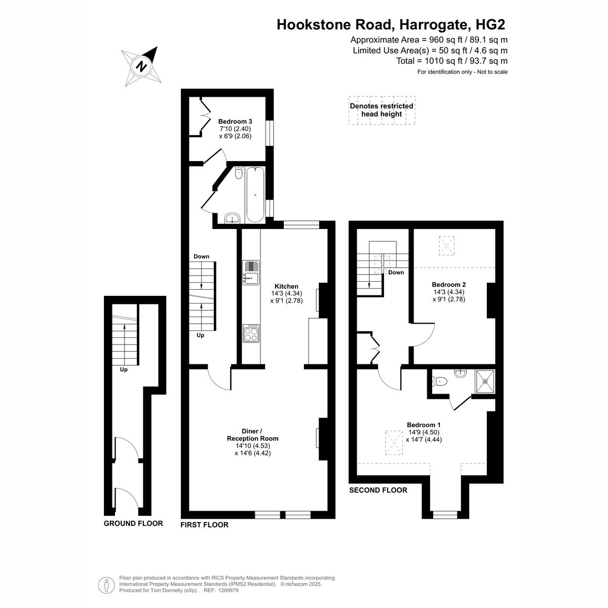 49b, Hookstone Road, Harrogate floorplan