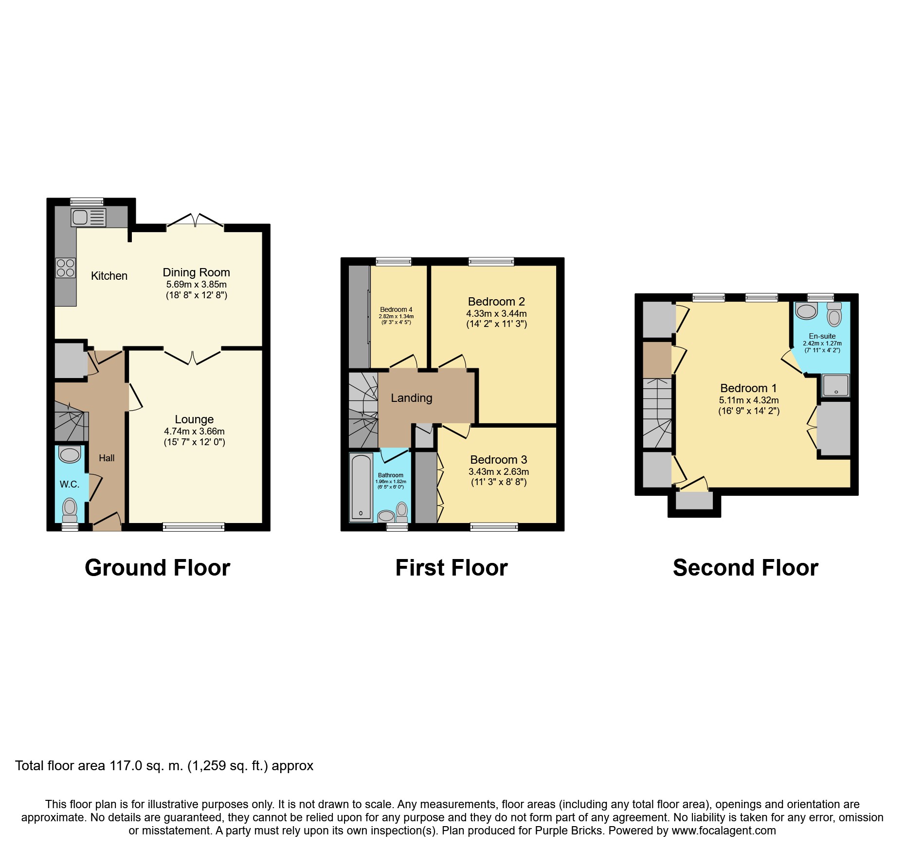 4 Bedrooms Terraced house for sale in College Place, Greenhithe DA9