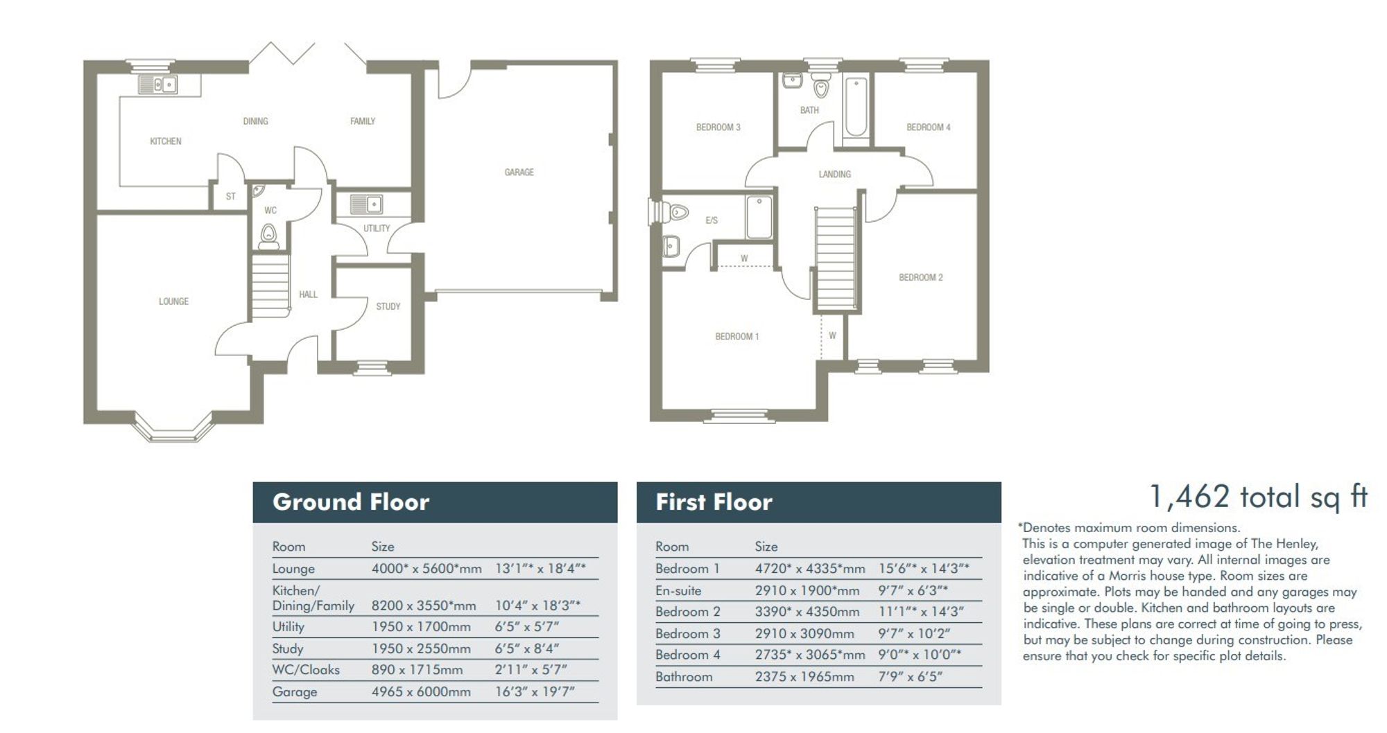 Plot 37, The Meadow, Macclesfield floorplan