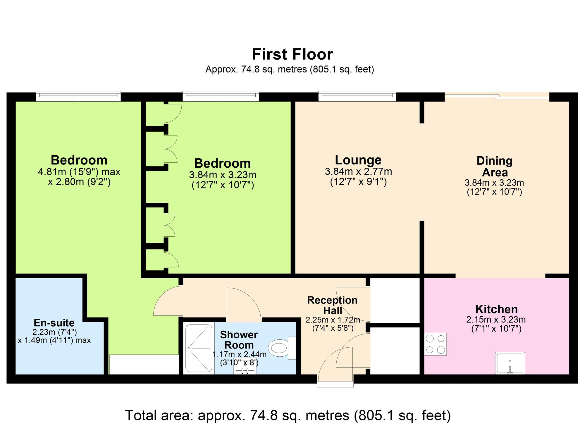 21 Thatcher View Middle Lincombe Road, Torquay floorplan